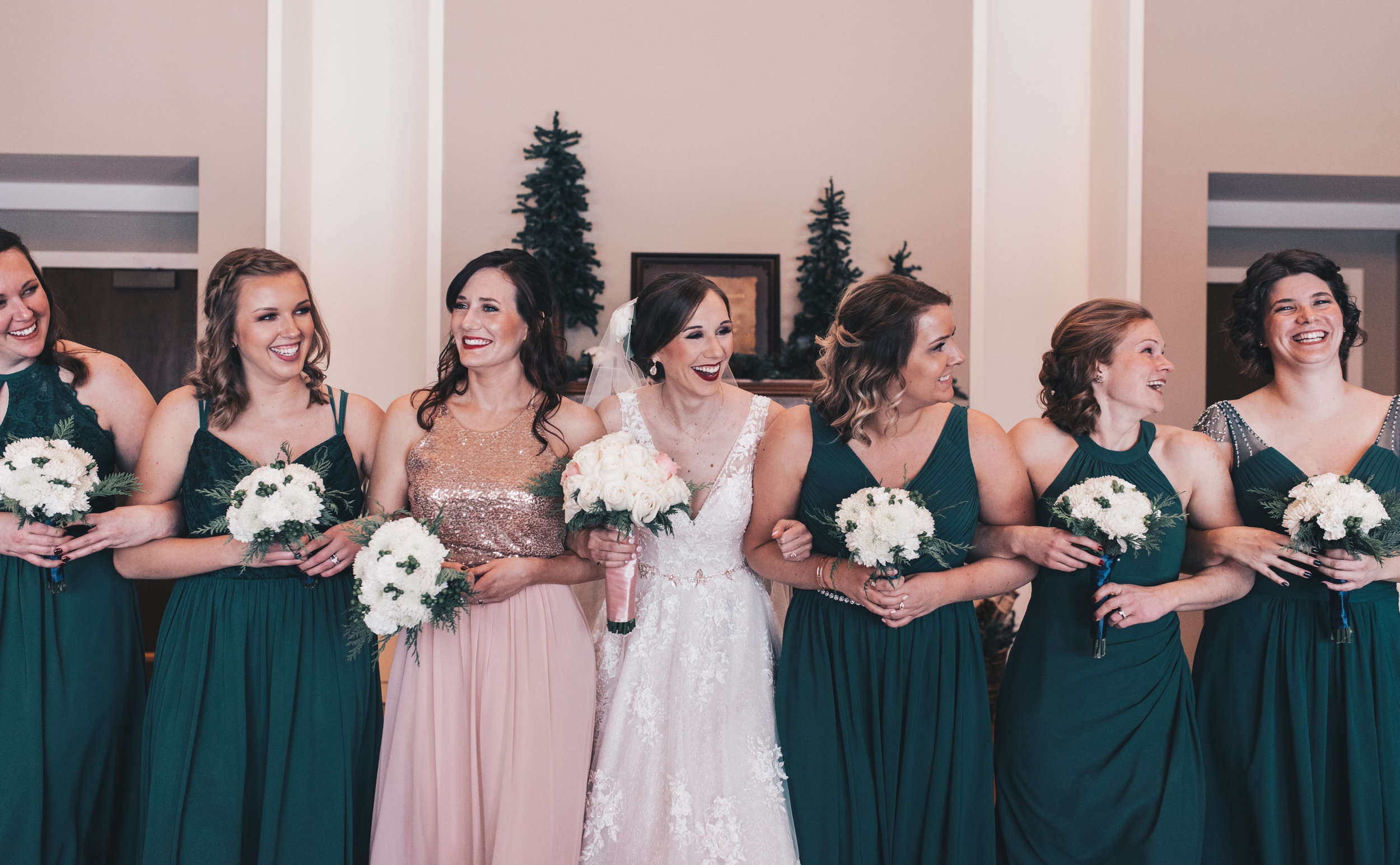 Winter Wedding, Chicago Winter Wedding, Chicago Wedding Photographer, Illinois Wedding, Illinois Wedding Photographer, Classy Modern Wedding, Bridesmaid Photos, Bride And Bridesmaid Photos