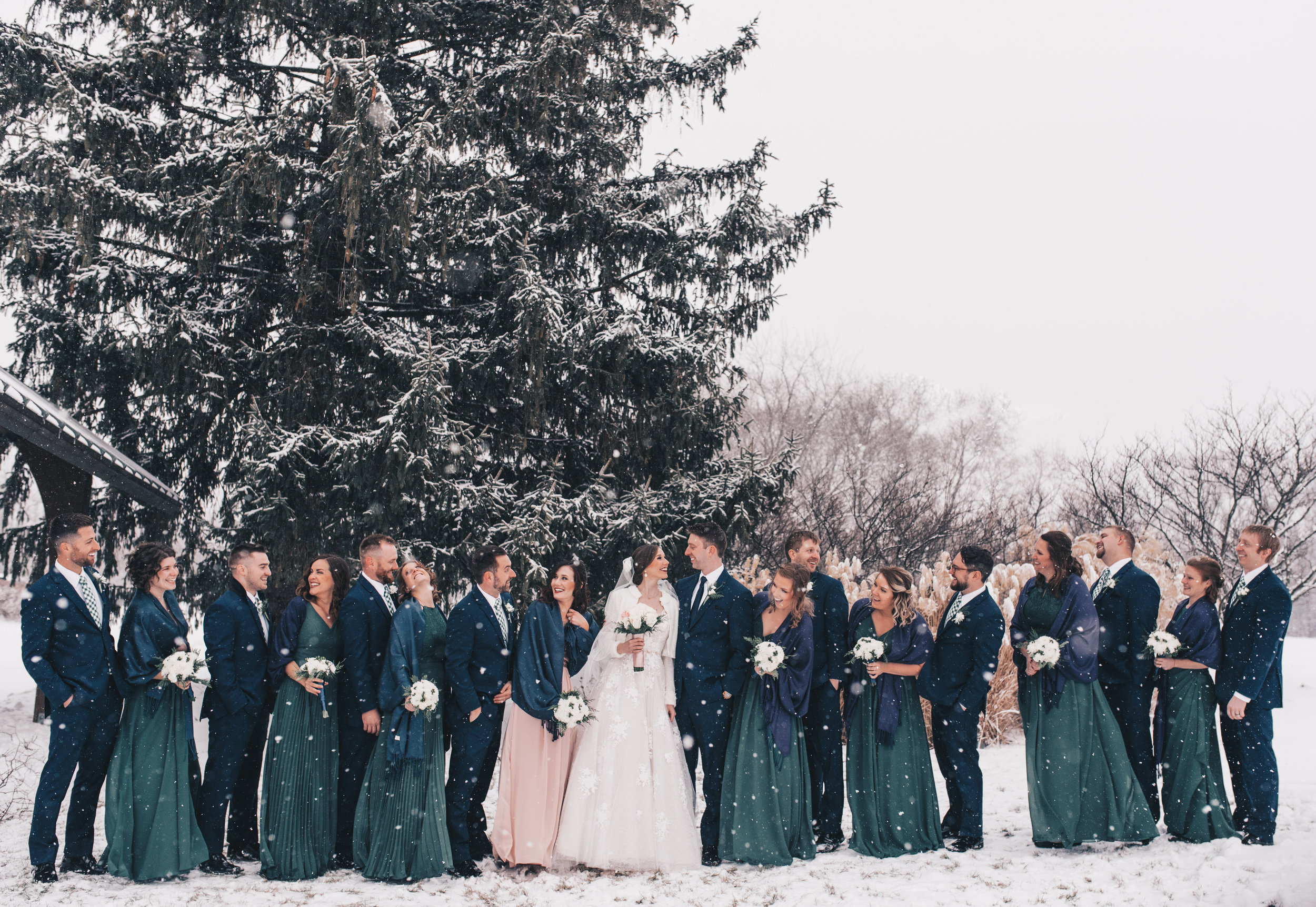 Winter Wedding, Chicago Winter Wedding, Chicago Wedding Photographer, Illinois Wedding, Illinois Wedding Photographer, Classy Modern Wedding, Bridesmaid Photos, Bridal Party Photos