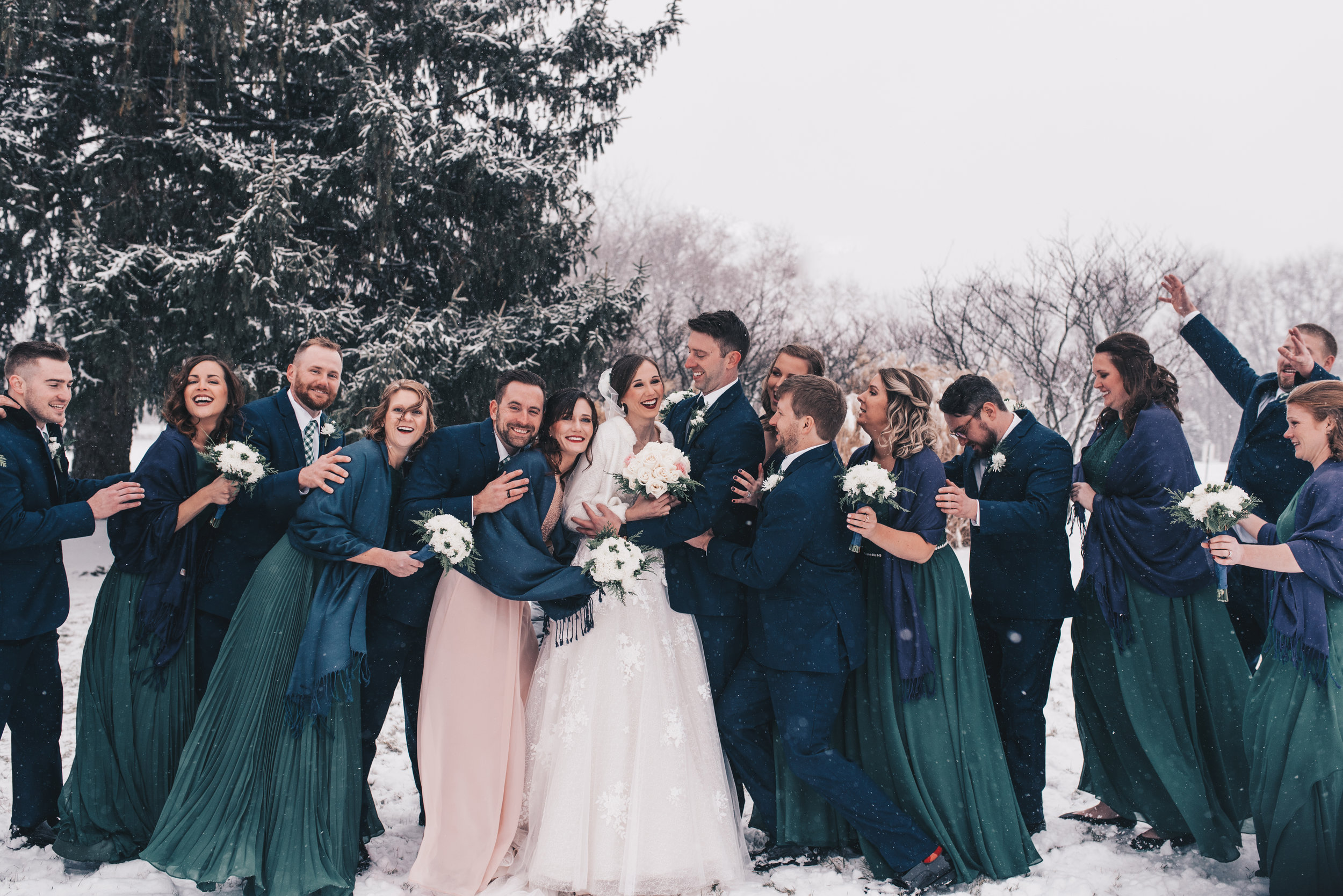 Winter Wedding, Chicago Winter Wedding, Chicago Wedding Photographer, Illinois Wedding, Illinois Wedding Photographer, Classy Modern Wedding, Bridesmaid Photos, Bridal Party Photos