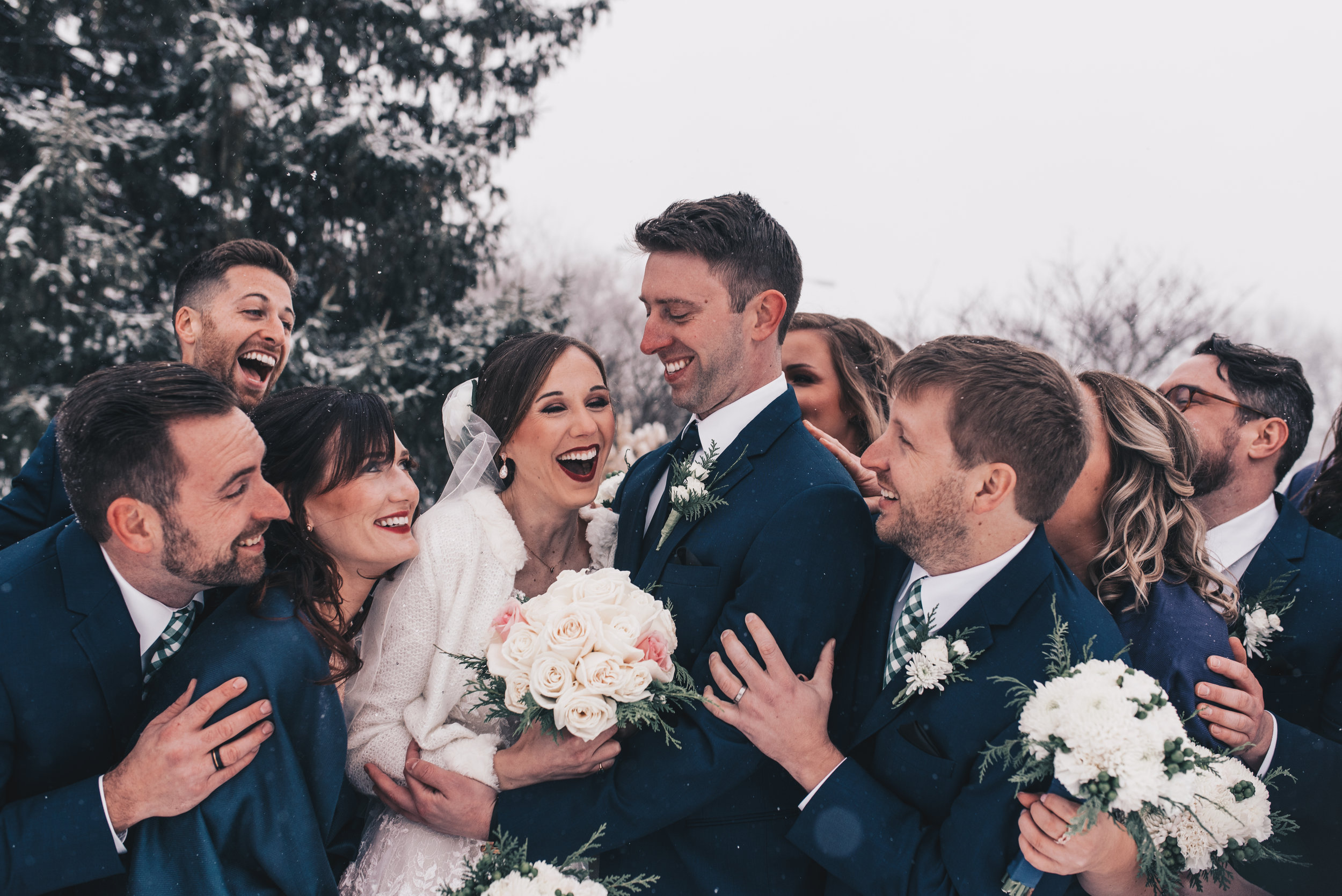 Winter Wedding, Chicago Winter Wedding, Chicago Wedding Photographer, Illinois Wedding, Illinois Wedding Photographer, Classy Modern Wedding, Bridesmaid Photos, Bridal Party Photos