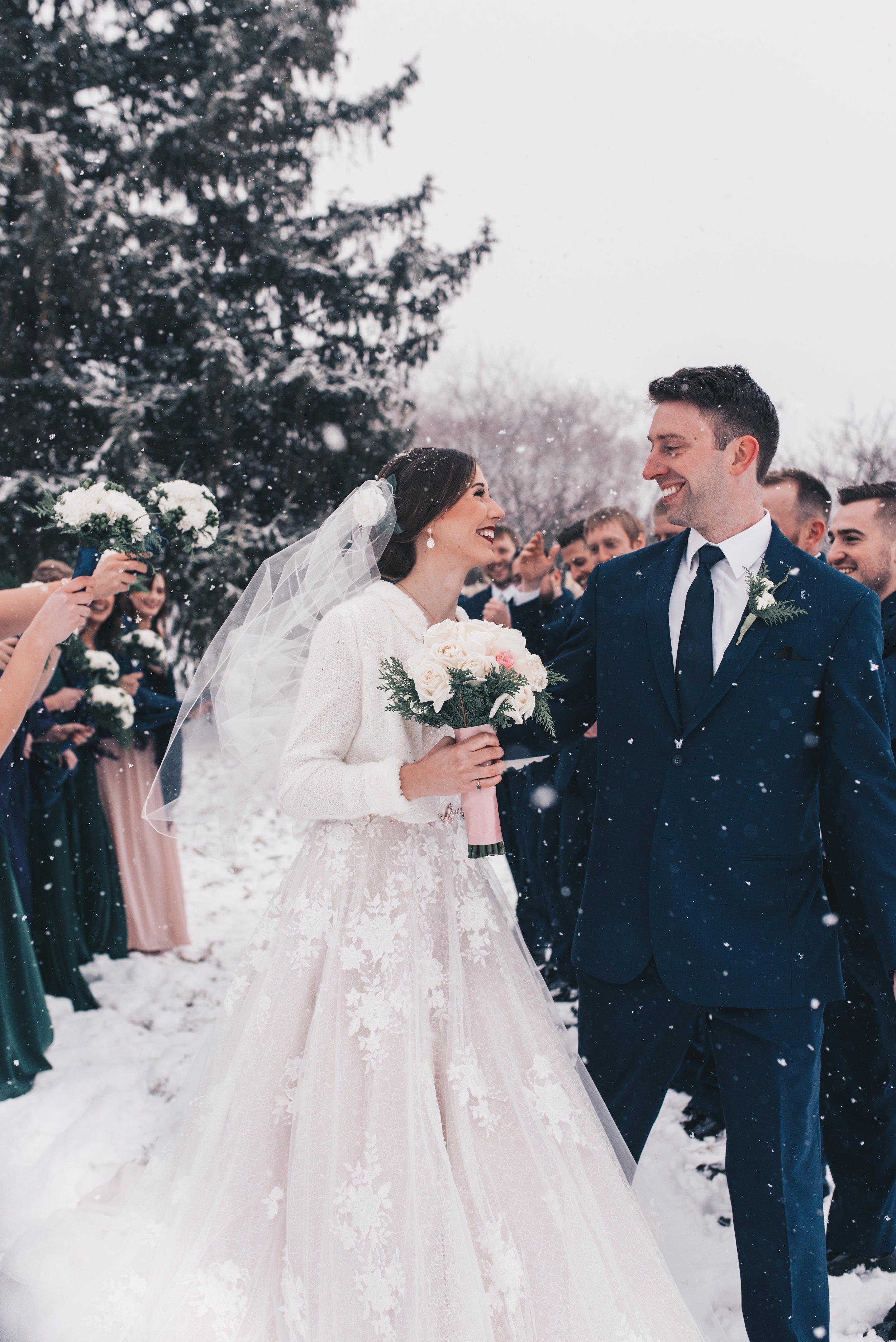 Winter Wedding, Chicago Winter Wedding, Chicago Wedding Photographer, Illinois Wedding, Illinois Wedding Photographer, Classy Modern Wedding, Bridesmaid Photos, Bridal Party Photos