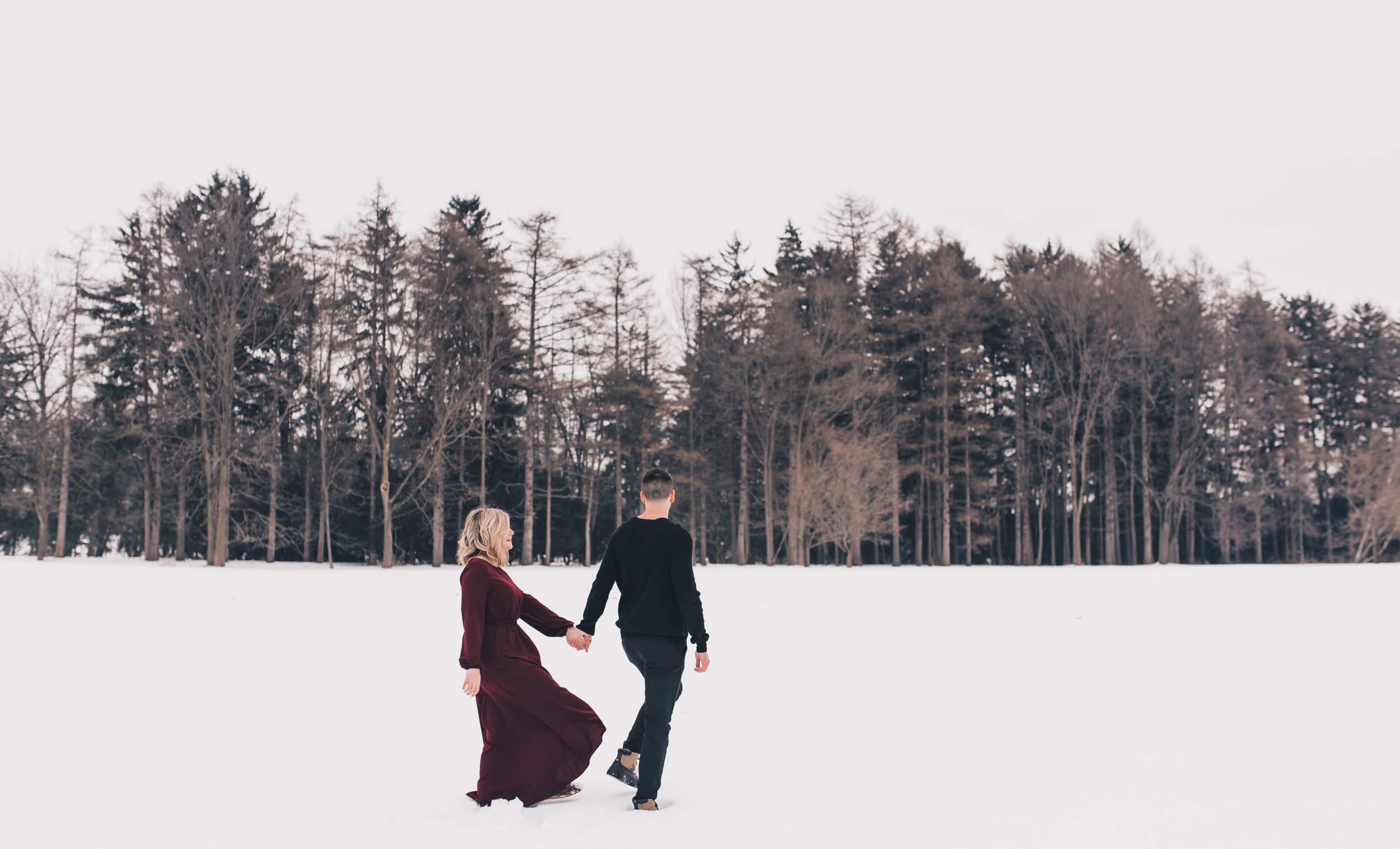 Winter Couples Session, Outdoor Winter Engagement Session, Woodsy Adventurous Couples Session, Illinois Wedding Photographer, Illinois Couples Photographer, Illinois Engagement Photographer