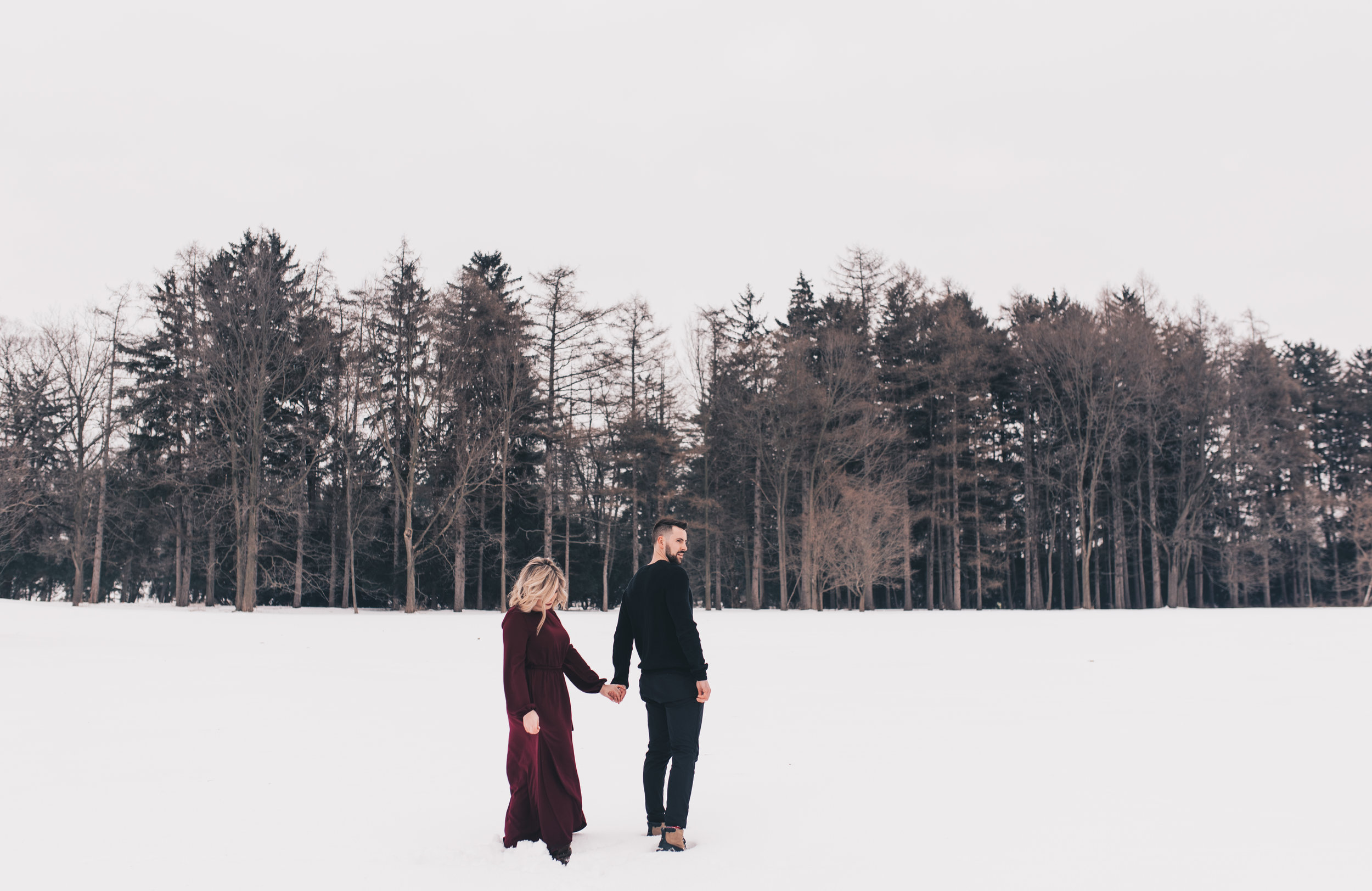 Winter Couples Session, Outdoor Winter Engagement Session, Woodsy Adventurous Couples Session, Illinois Wedding Photographer, Illinois Couples Photographer, Illinois Engagement Photographer