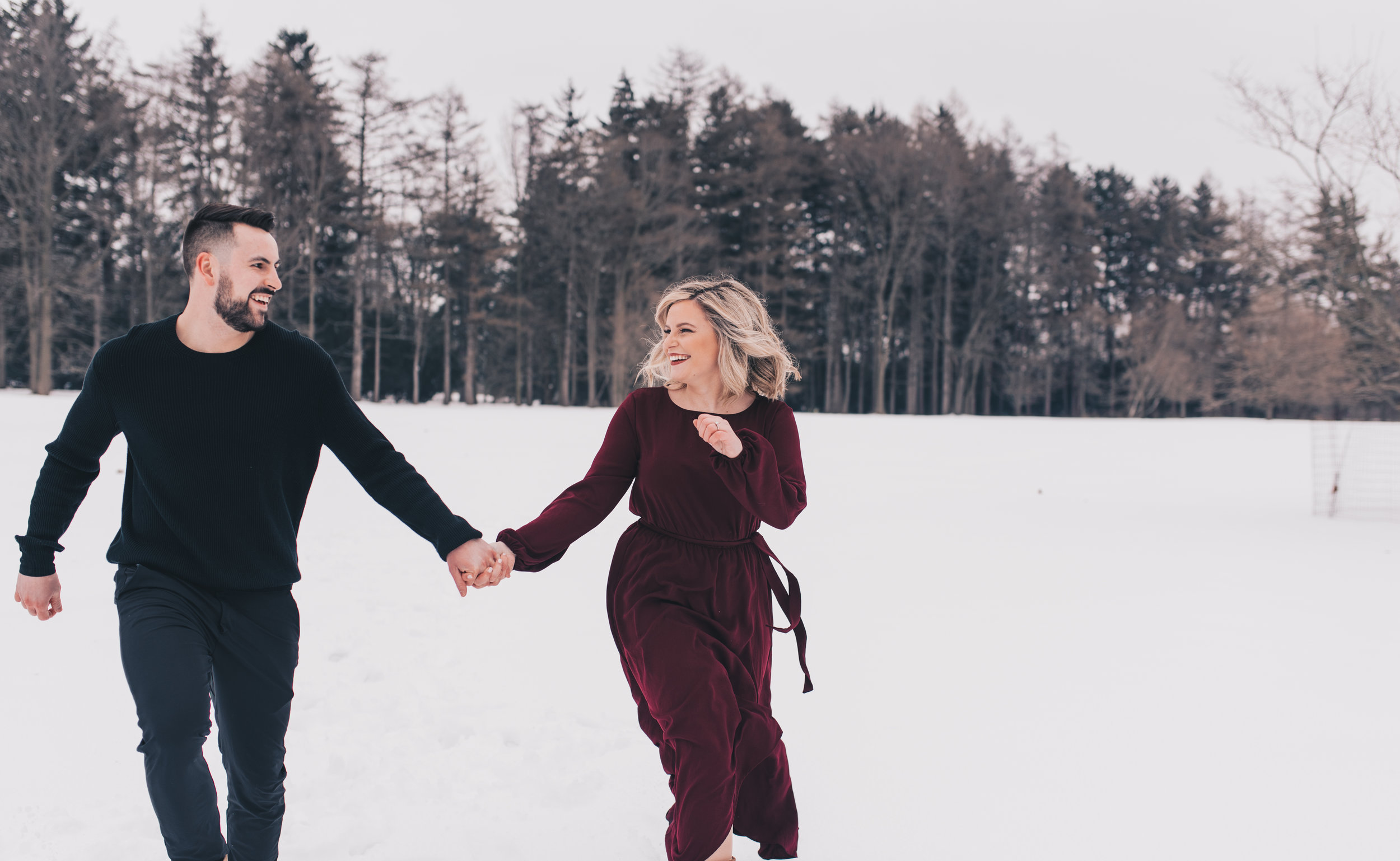 Winter Couples Session, Outdoor Winter Engagement Session, Woodsy Adventurous Couples Session, Illinois Wedding Photographer, Illinois Couples Photographer, Illinois Engagement Photographer