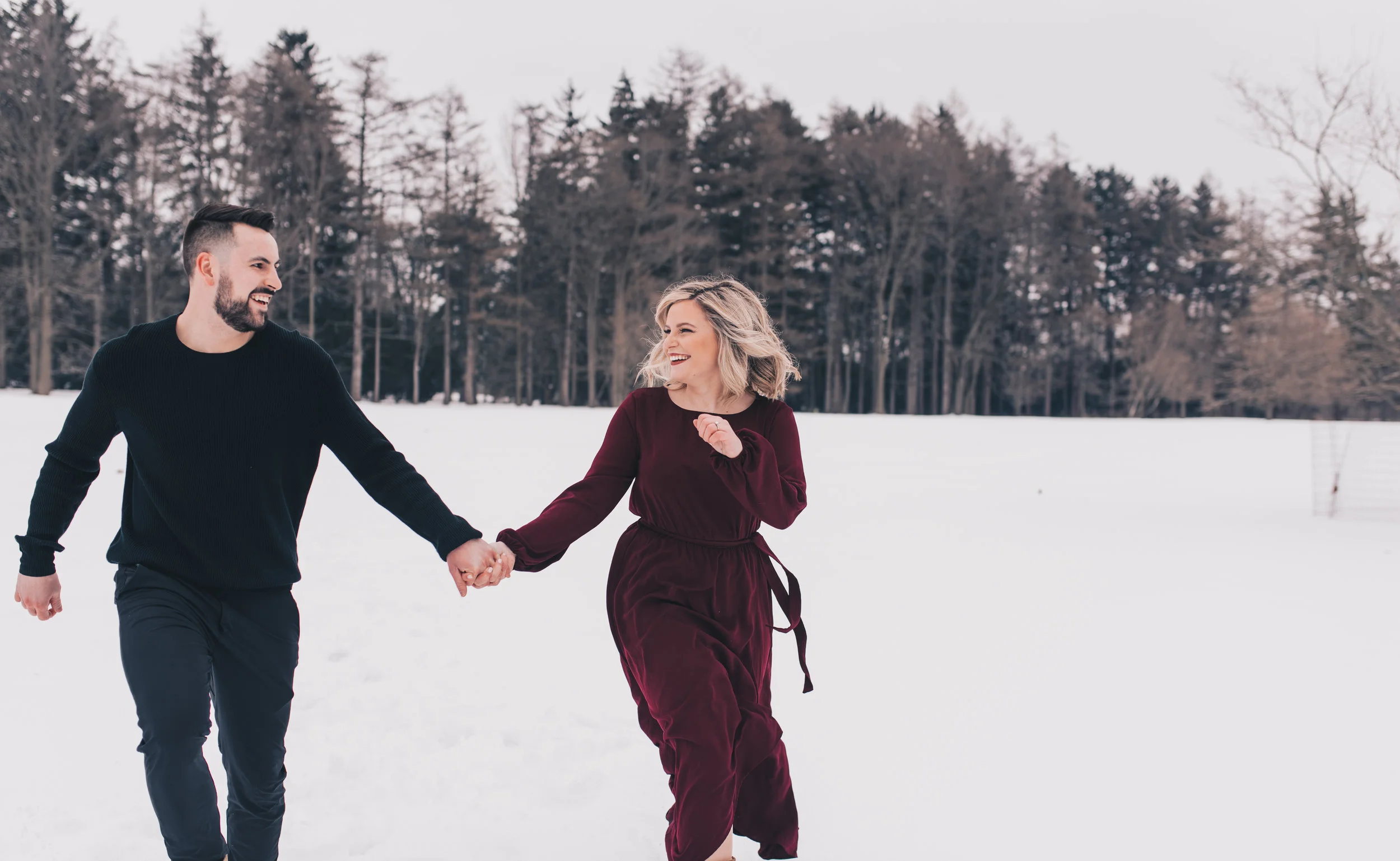 Winter Couples Session, Outdoor Winter Engagement Session, Woodsy Adventurous Couples Session, Illinois Wedding Photographer, Illinois Couples Photographer, Illinois Engagement Photographer