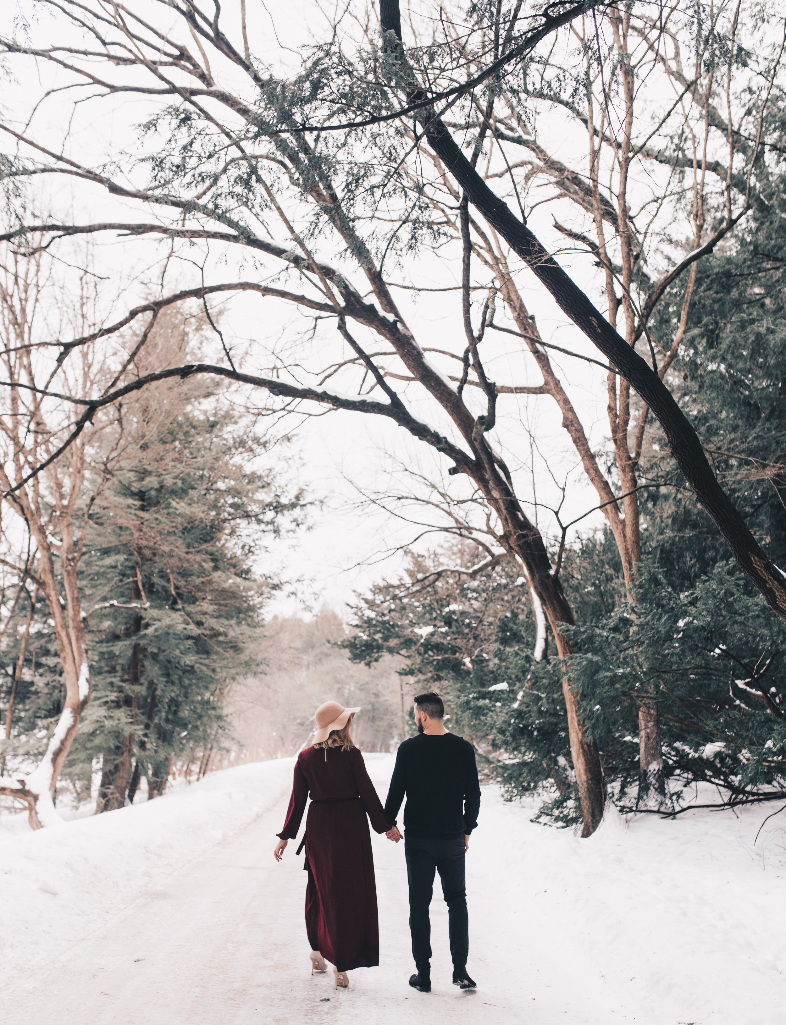 Winter Couples Session, Outdoor Winter Engagement Session, Woodsy Adventurous Couples Session, Illinois Wedding Photographer, Illinois Couples Photographer, Illinois Engagement Photographer