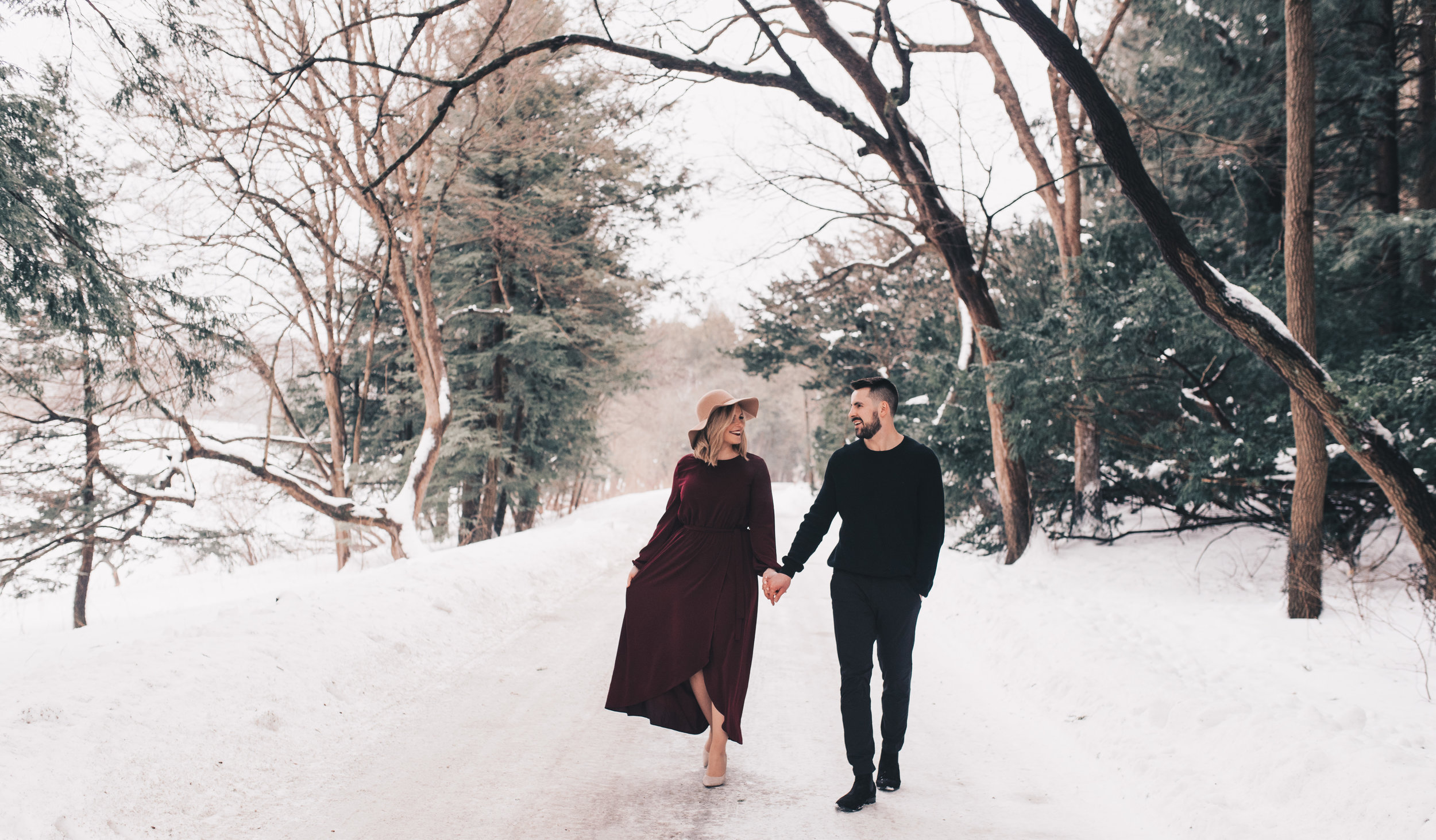 Winter Couples Session, Outdoor Winter Engagement Session, Woodsy Adventurous Couples Session, Illinois Wedding Photographer, Illinois Couples Photographer, Illinois Engagement Photographer