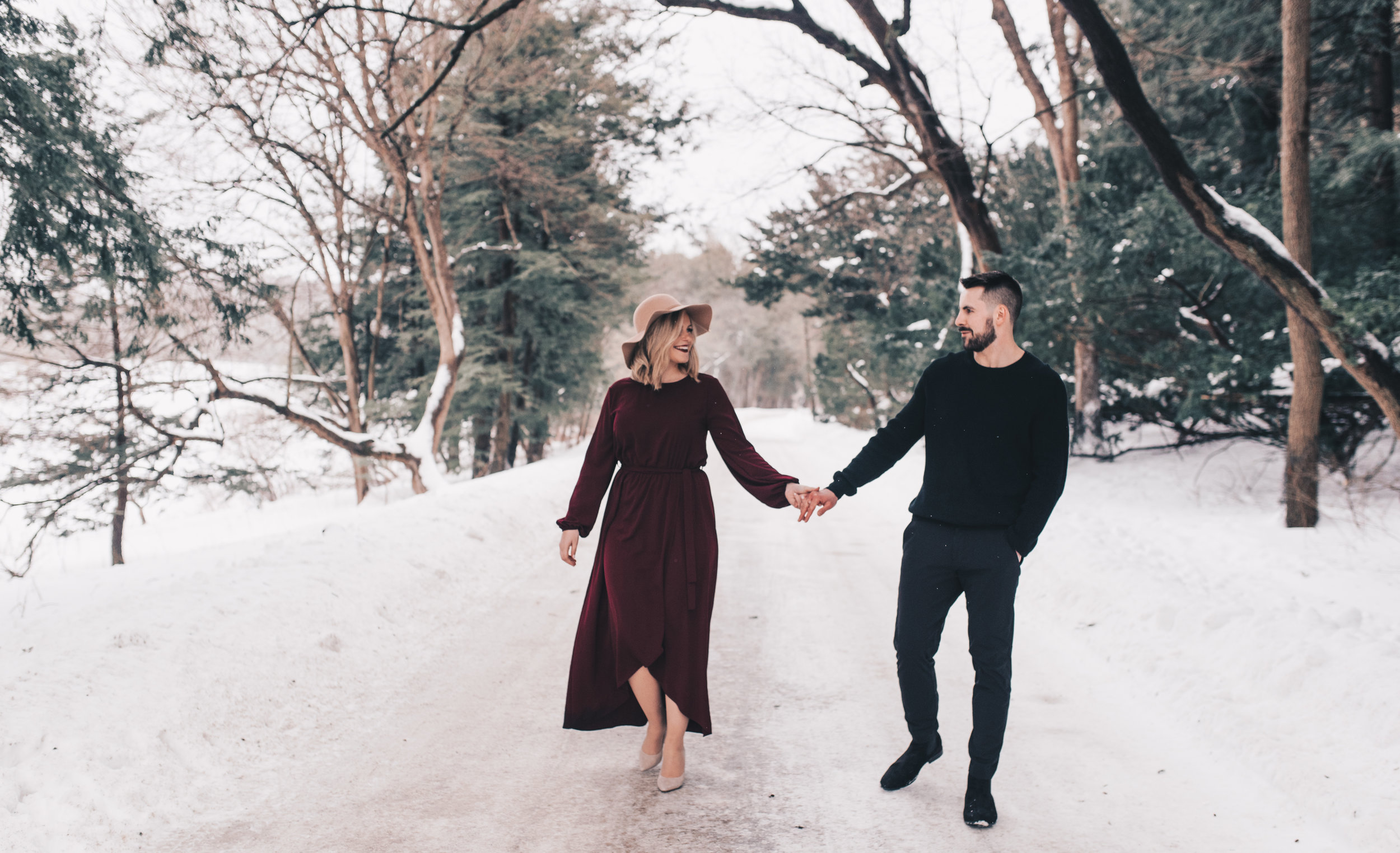 Winter Couples Session, Outdoor Winter Engagement Session, Woodsy Adventurous Couples Session, Illinois Wedding Photographer, Illinois Couples Photographer, Illinois Engagement Photographer