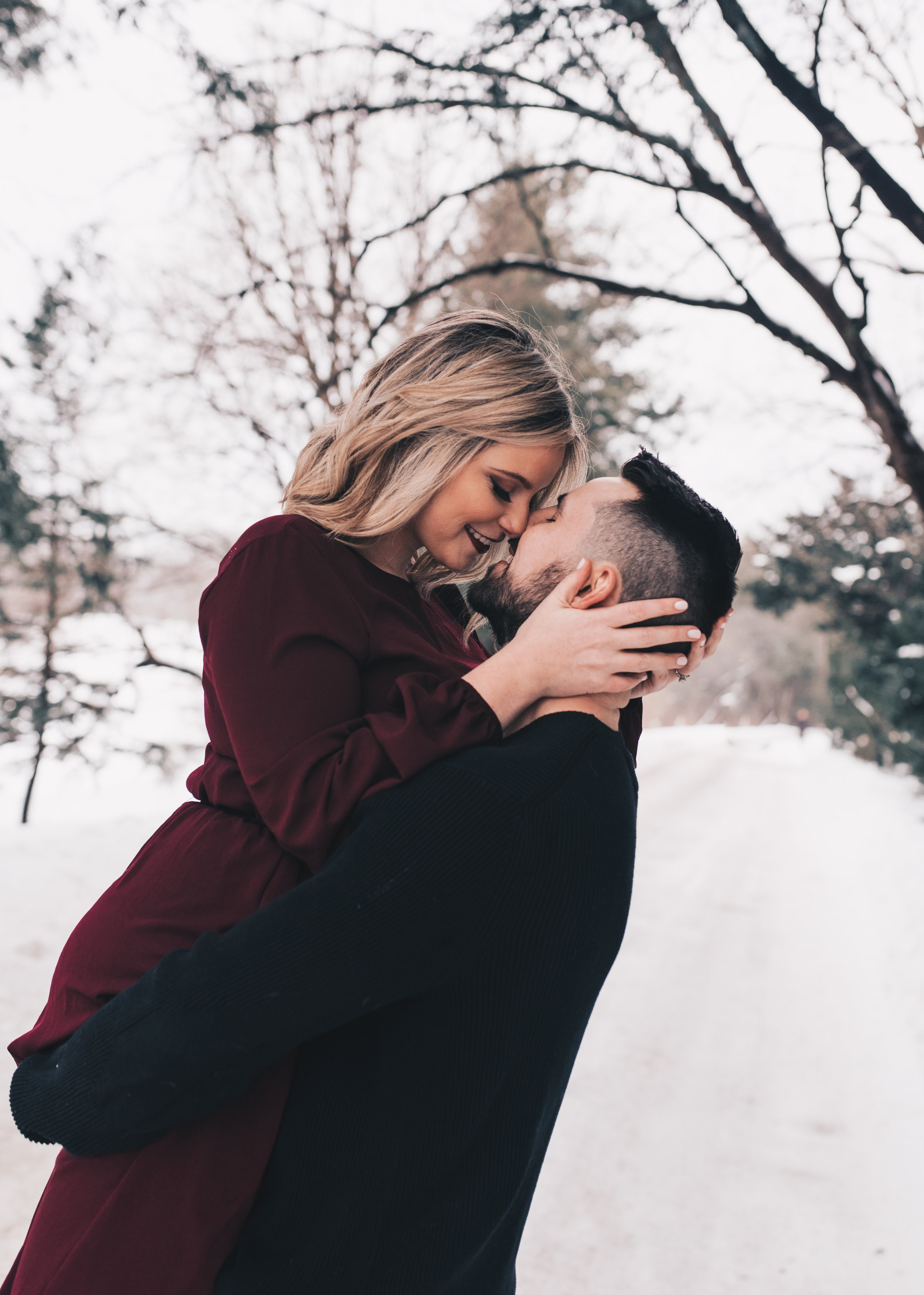 Winter Couples Session, Outdoor Winter Engagement Session, Woodsy Adventurous Couples Session, Illinois Wedding Photographer, Illinois Couples Photographer, Illinois Engagement Photographer