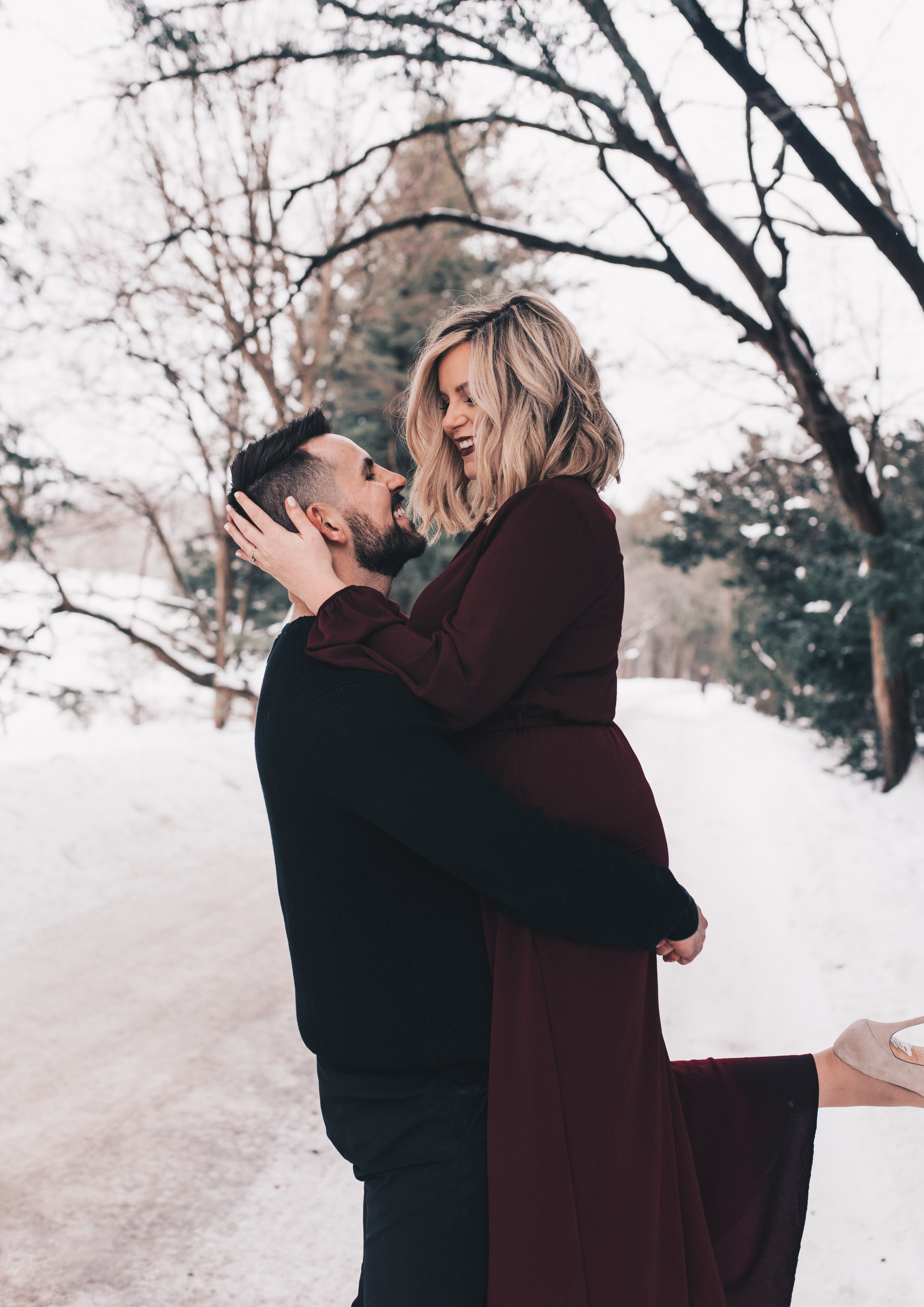 Winter Couples Session, Outdoor Winter Engagement Session, Woodsy Adventurous Couples Session, Illinois Wedding Photographer, Illinois Couples Photographer, Illinois Engagement Photographer