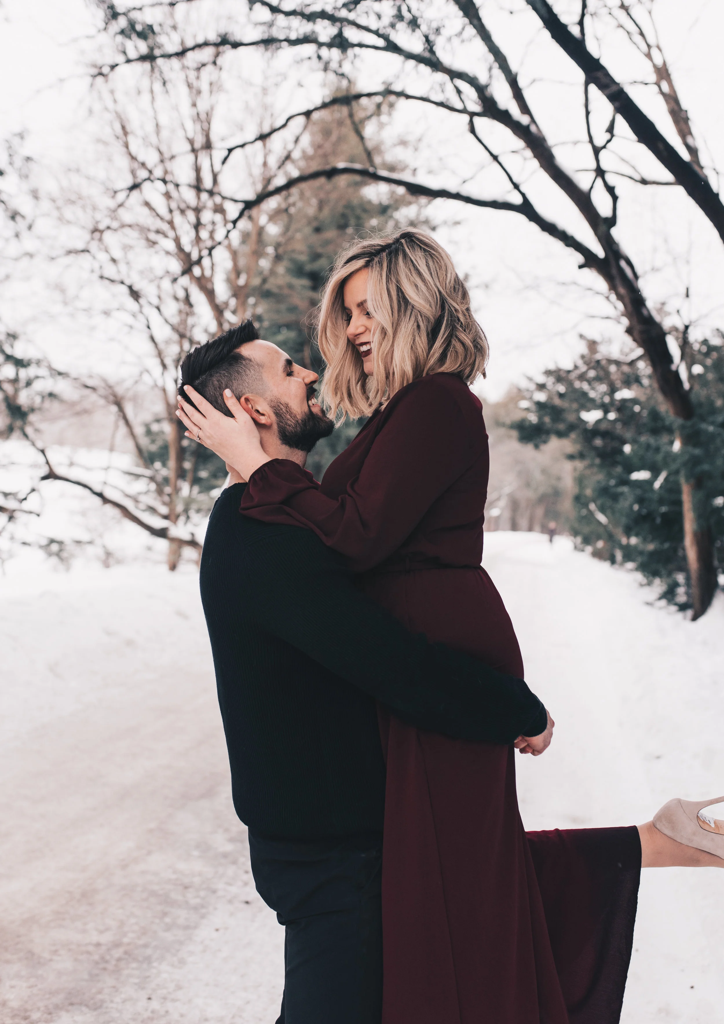 Winter Couples Session, Outdoor Winter Engagement Session, Woodsy Adventurous Couples Session, Illinois Wedding Photographer, Illinois Couples Photographer, Illinois Engagement Photographer