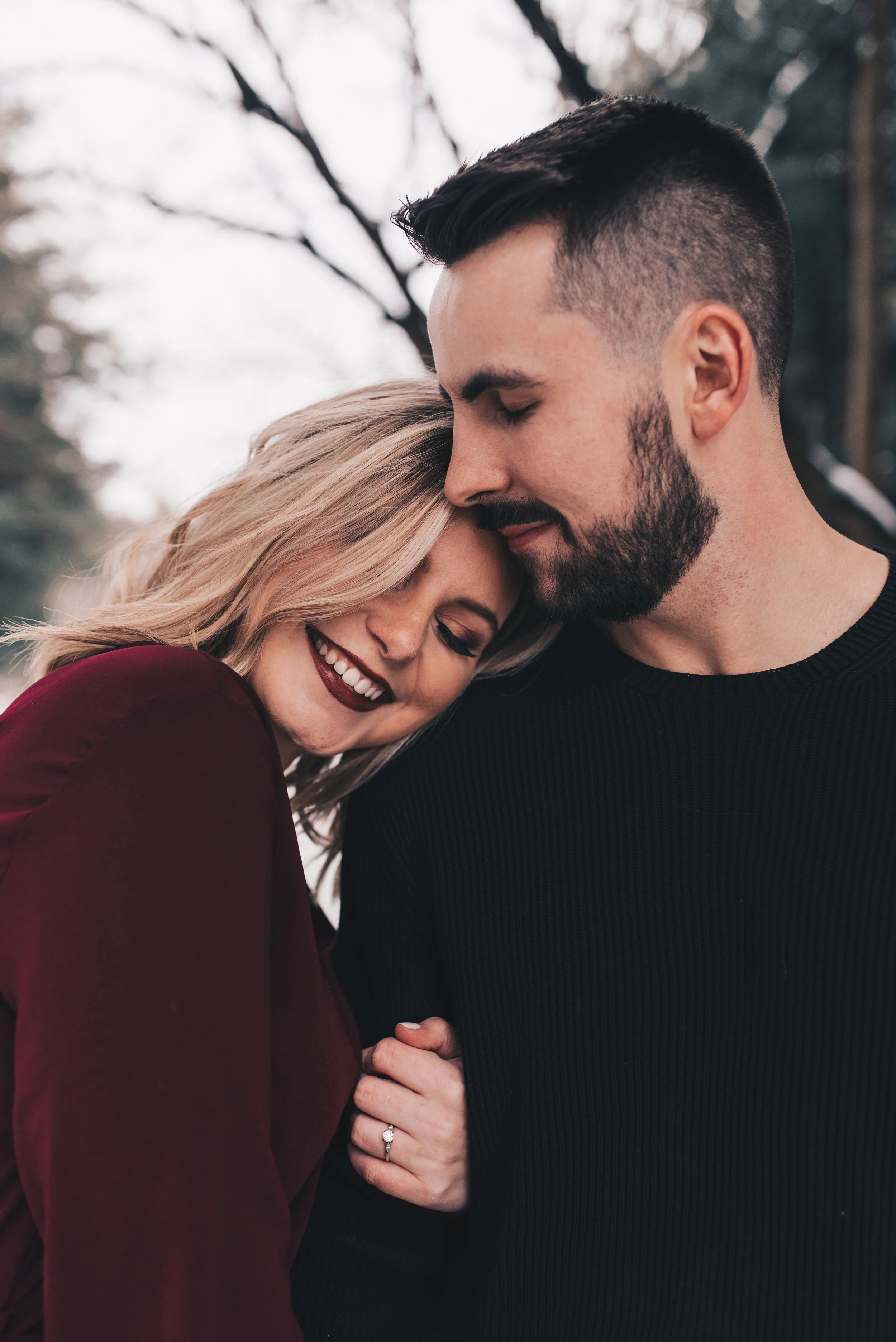 Winter Couples Session, Outdoor Winter Engagement Session, Woodsy Adventurous Couples Session, Illinois Wedding Photographer, Illinois Couples Photographer, Illinois Engagement Photographer