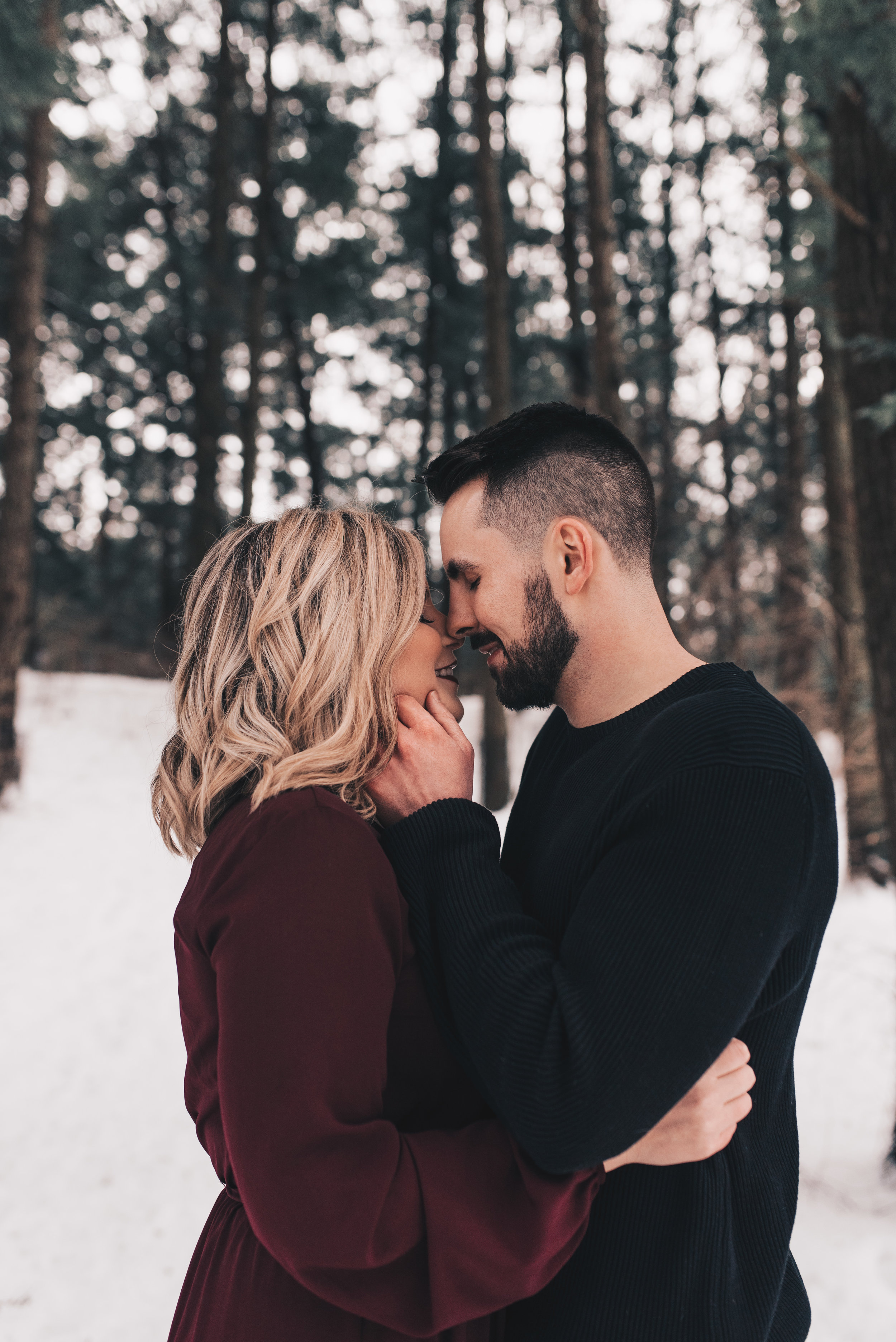 Winter Couples Session, Outdoor Winter Engagement Session, Woodsy Adventurous Couples Session, Illinois Wedding Photographer, Illinois Couples Photographer, Illinois Engagement Photographer