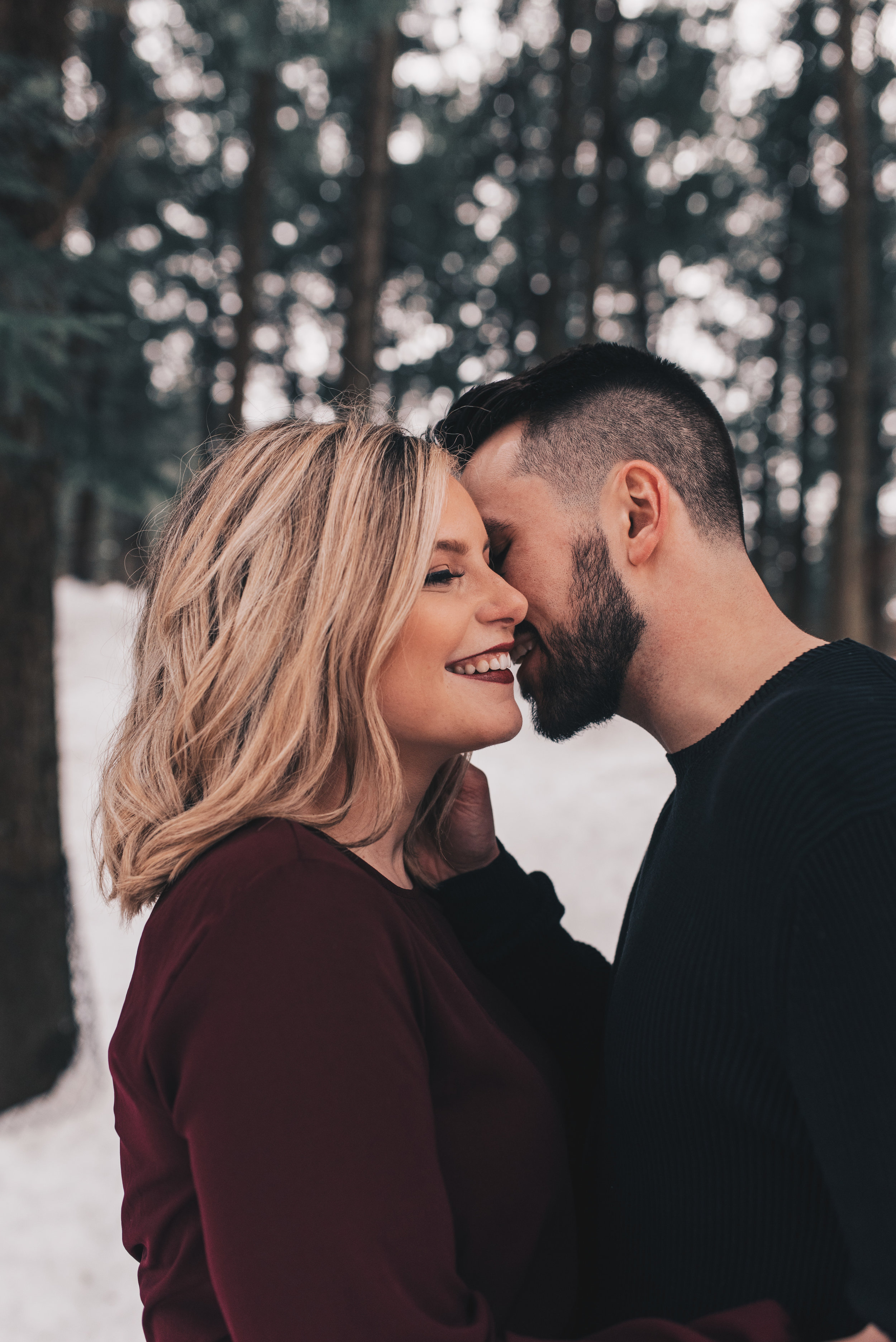 Winter Couples Session, Outdoor Winter Engagement Session, Woodsy Adventurous Couples Session, Illinois Wedding Photographer, Illinois Couples Photographer, Illinois Engagement Photographer