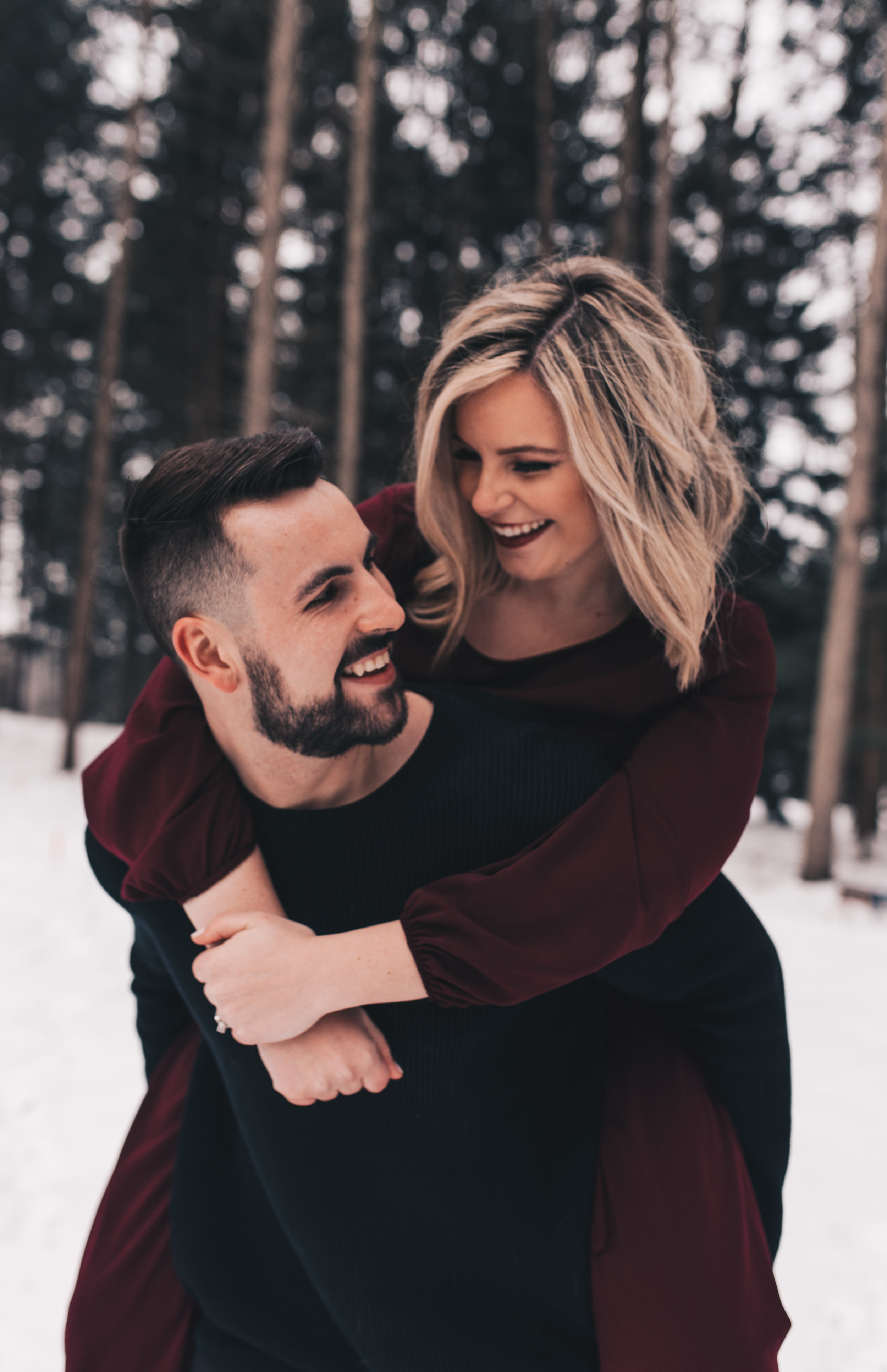 Winter Couples Session, Outdoor Winter Engagement Session, Woodsy Adventurous Couples Session, Illinois Wedding Photographer, Illinois Couples Photographer, Illinois Engagement Photographer