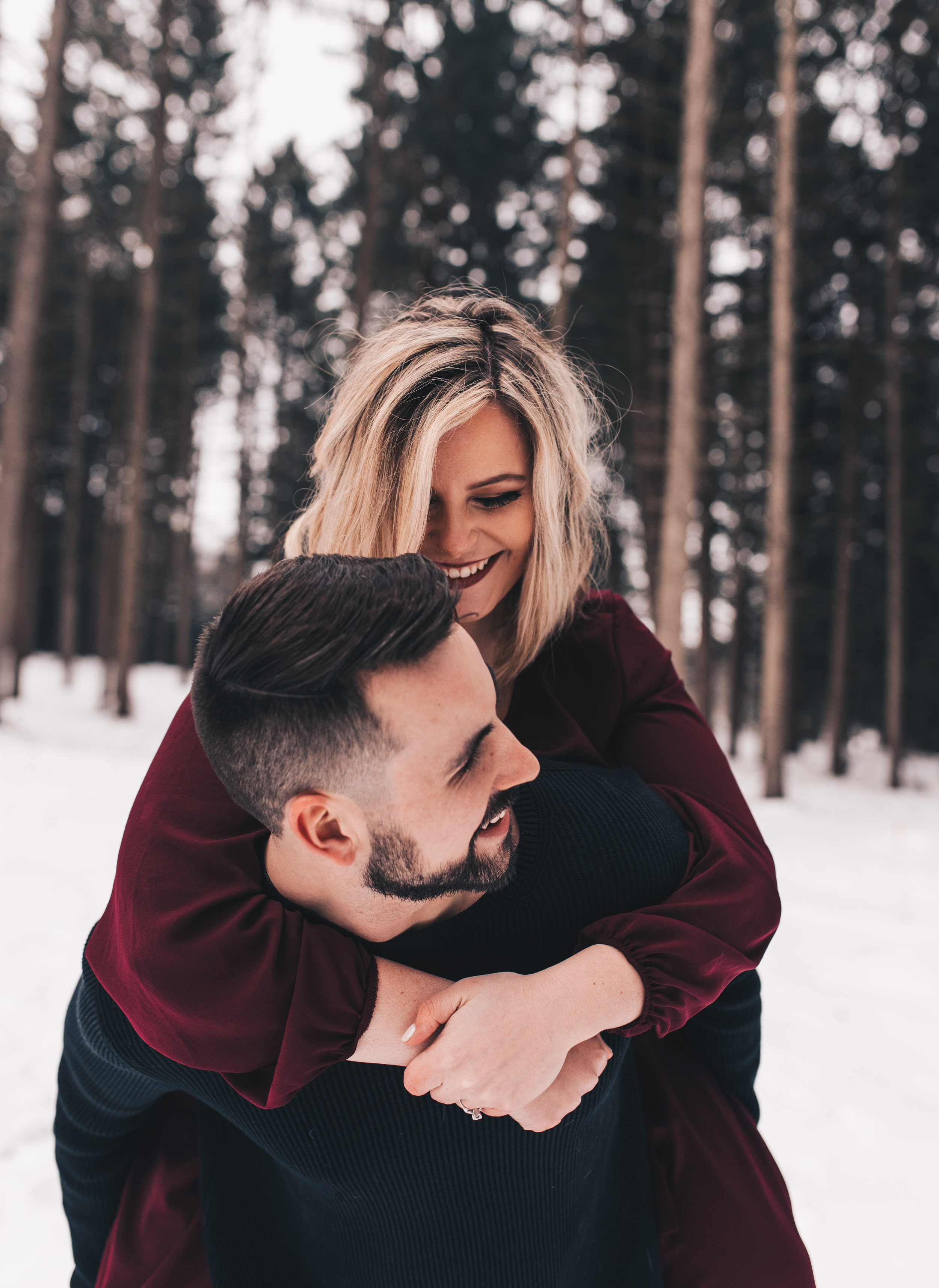 Winter Couples Session, Outdoor Winter Engagement Session, Woodsy Adventurous Couples Session, Illinois Wedding Photographer, Illinois Couples Photographer, Illinois Engagement Photographer