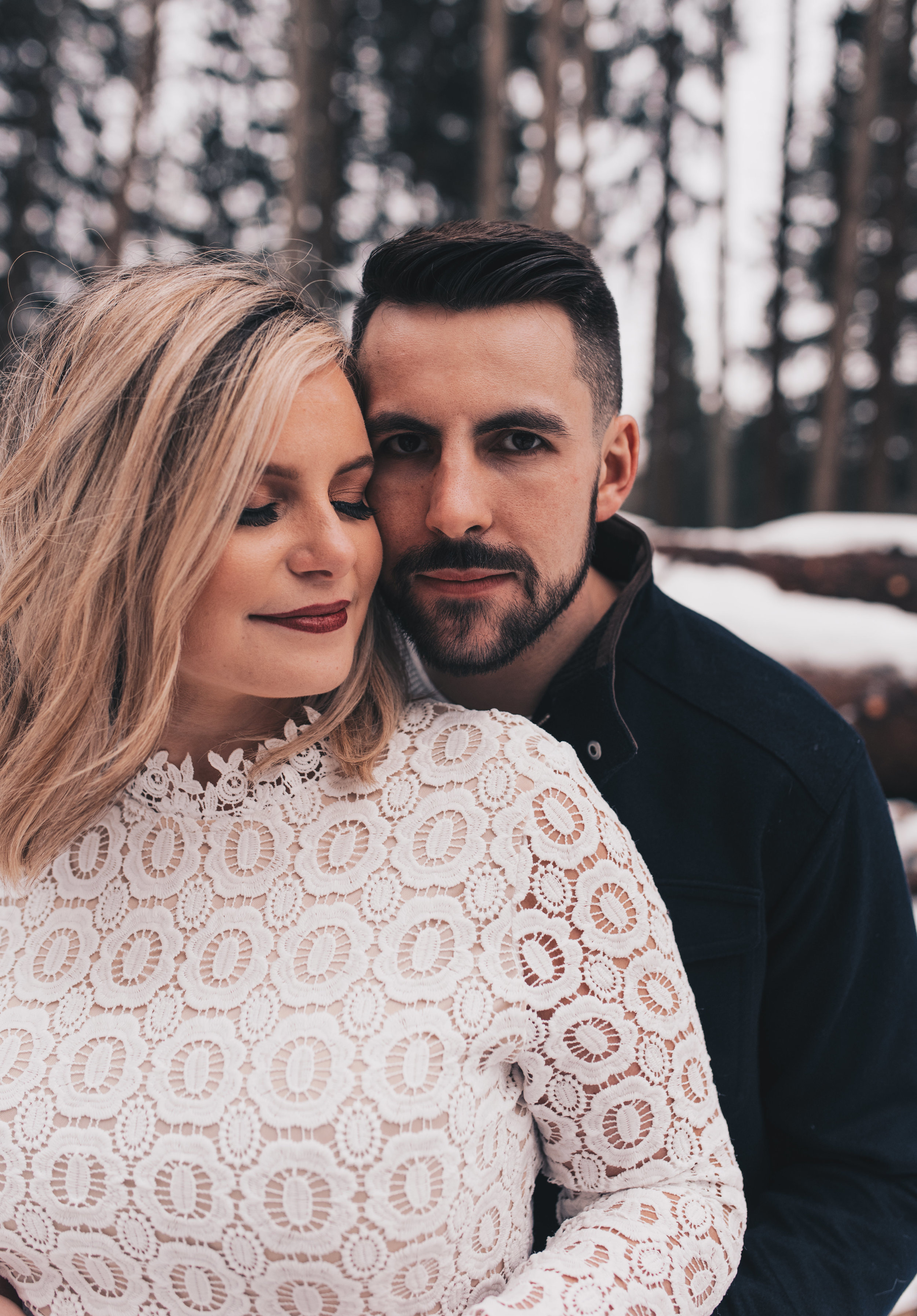 Winter Couples Session, Outdoor Winter Engagement Session, Woodsy Adventurous Couples Session, Illinois Wedding Photographer, Illinois Couples Photographer, Illinois Engagement Photographer