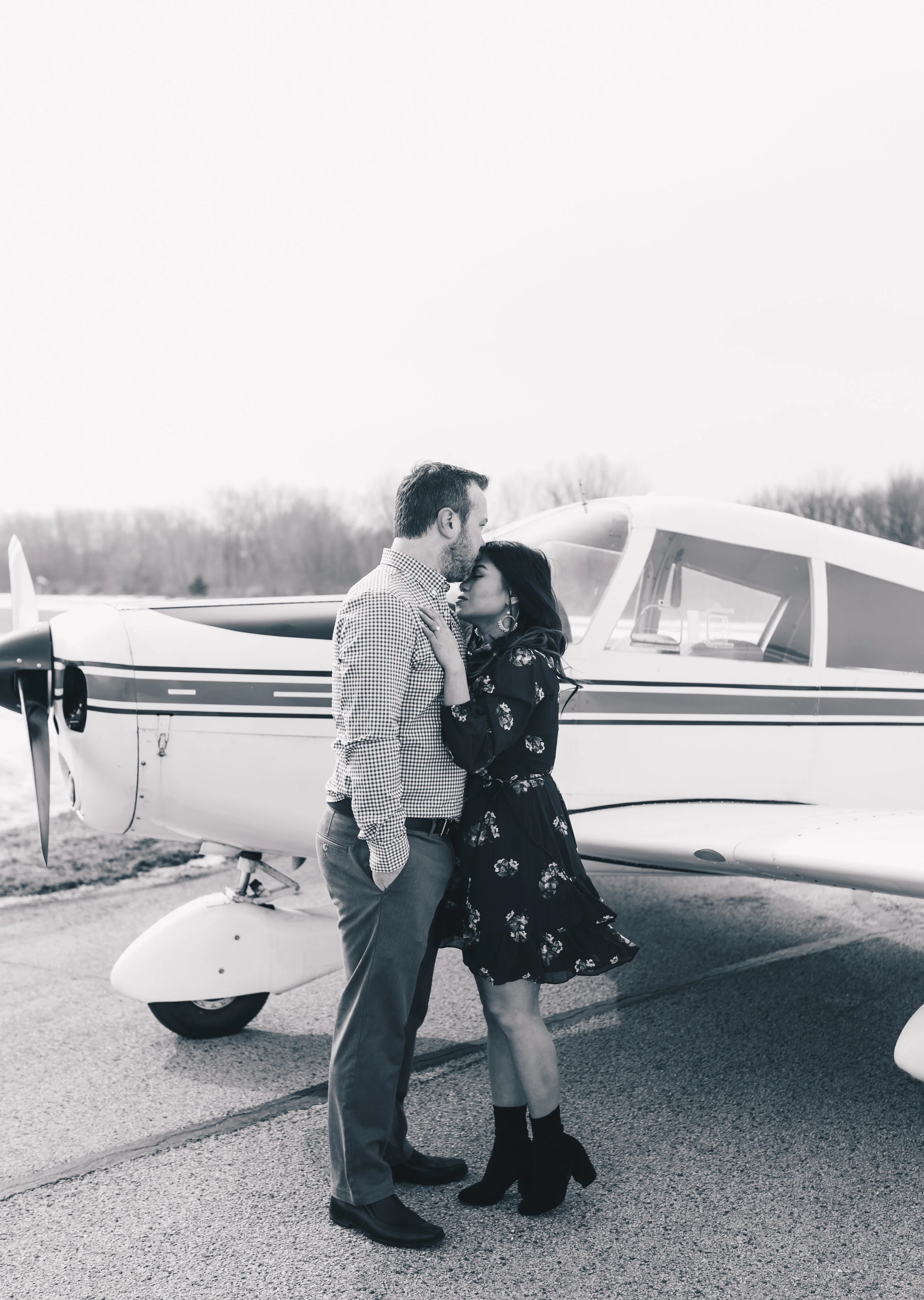 Adventurous Couples Photos, Romantic Airplane Engagement Session, Chicago Wedding Photographer, Chicago Engagement Photographer, Illinois Elopement Photographer, Illinois Engagement Photographer