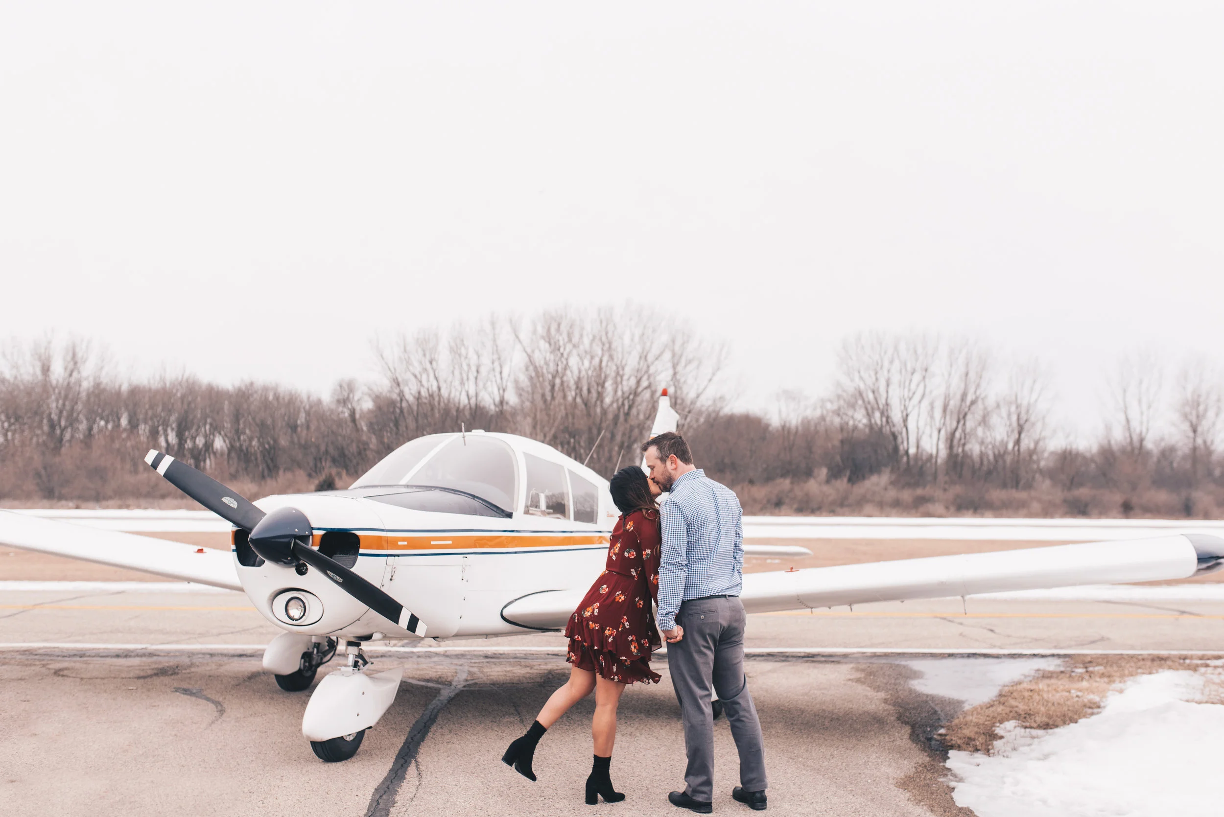 Adventurous Couples Photos, Romantic Airplane Engagement Session, Chicago Wedding Photographer, Chicago Engagement Photographer, Illinois Elopement Photographer, Illinois Engagement Photographer