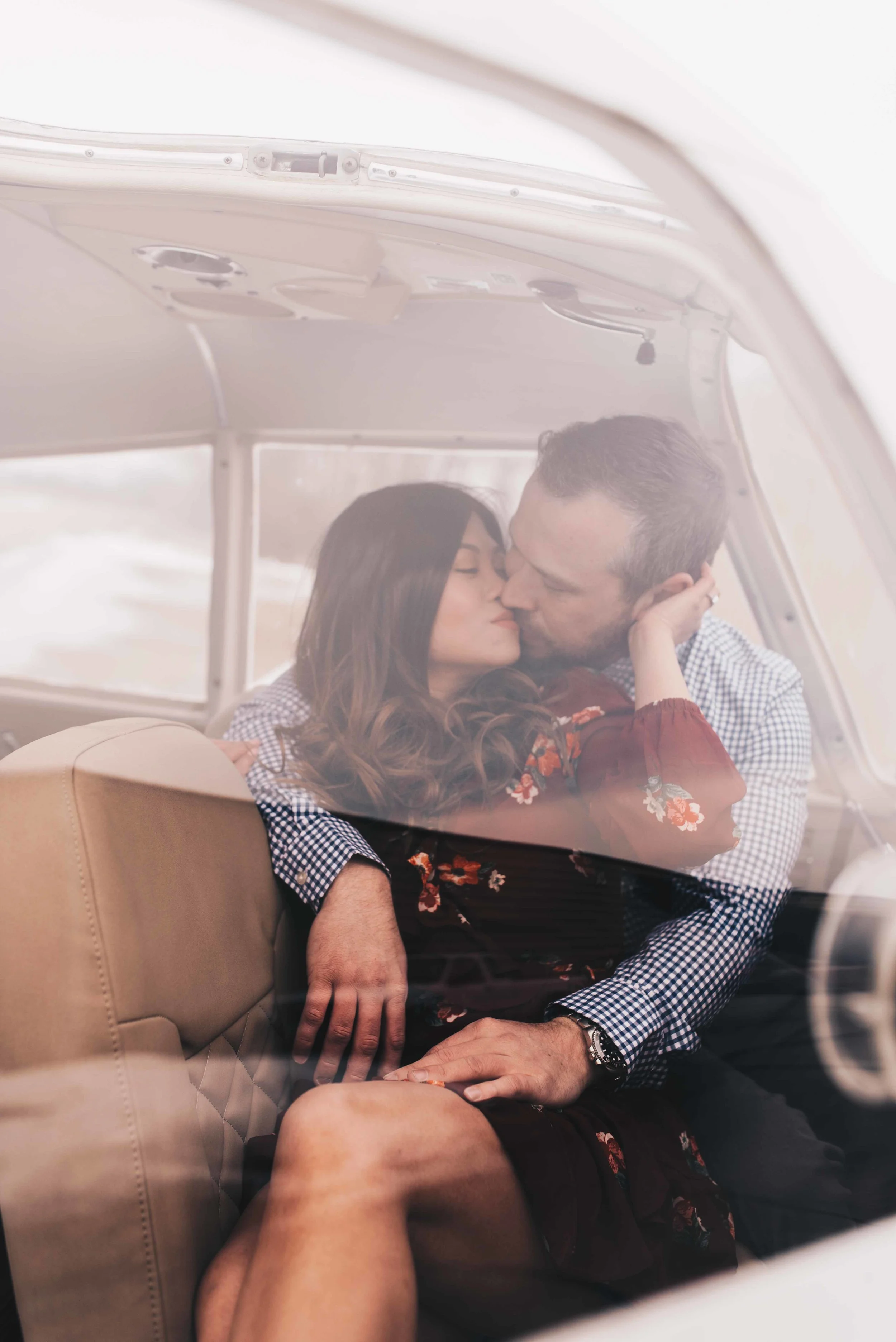 Sean &amp; Richelle // Romantic Airplane Engagement Session // Midwest Engagement Photographer