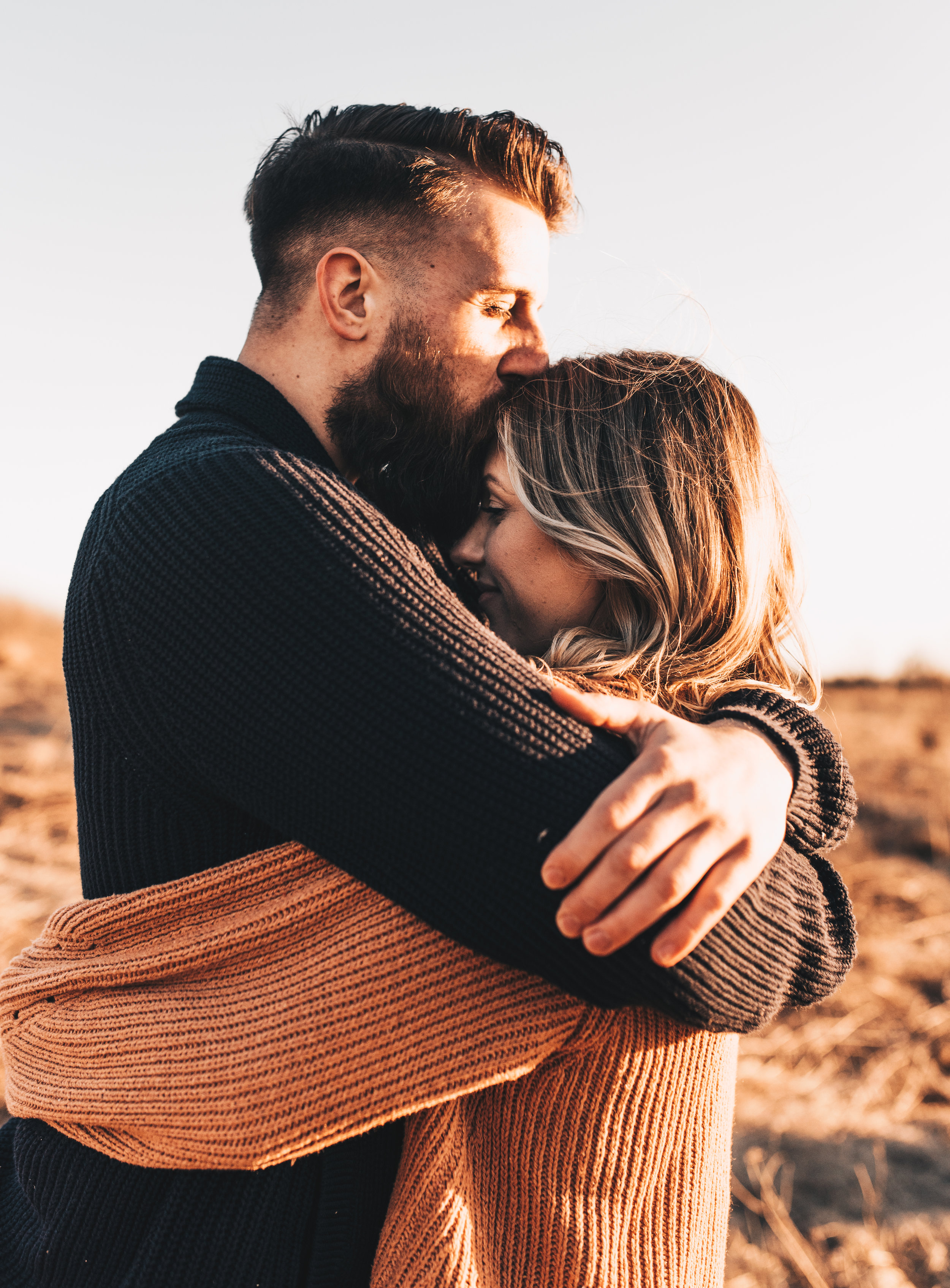 Sunset Couples Session, Sunset Couples Photos, Illinois Couples Photographer, Illinois Engagement Photographer, Adventurous Couples Photos, Midwest Couples Photographer