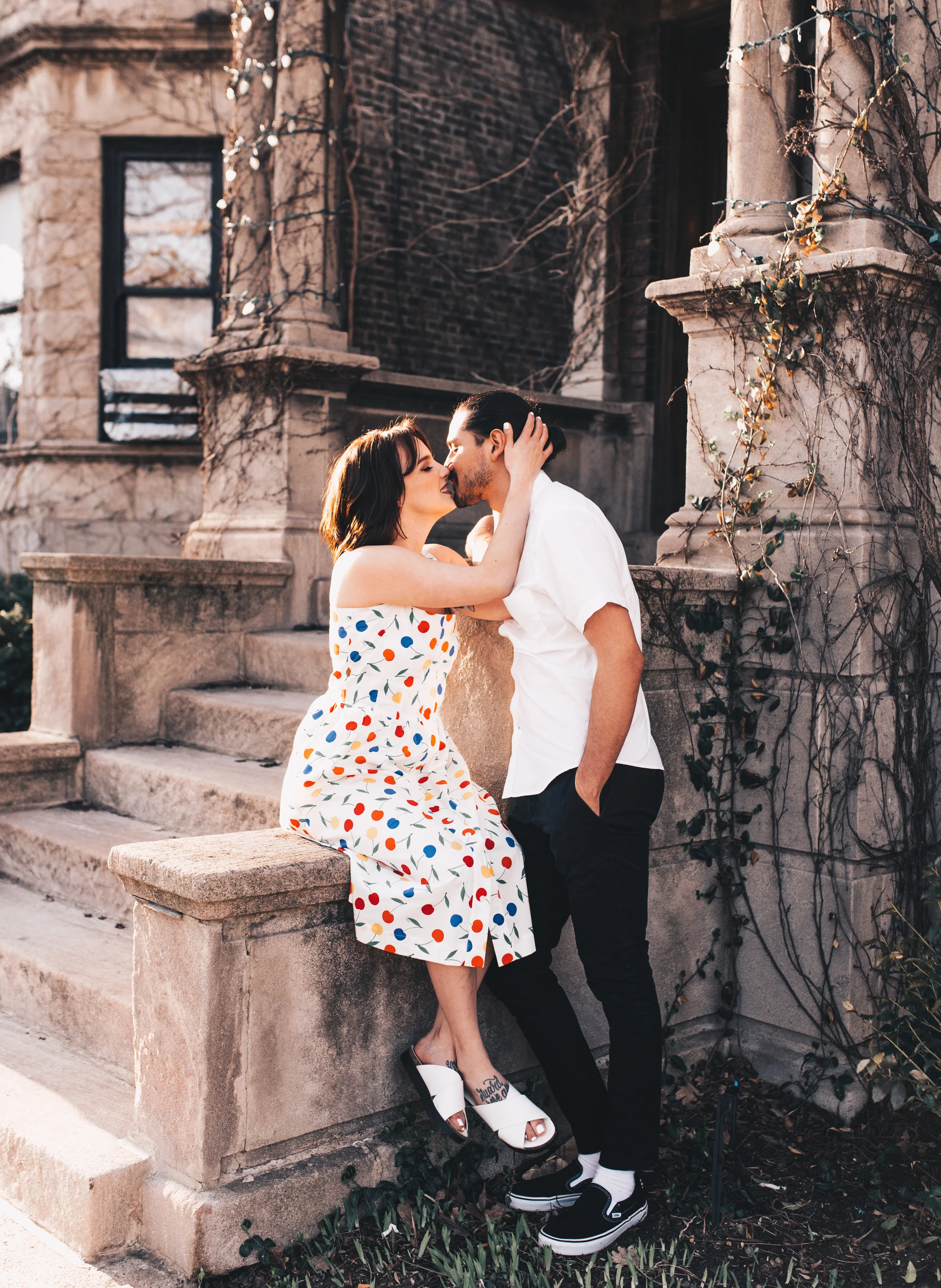 Logan Square Couples Photos, Logan Square Engagement, Logan Square Engagement Photographer, Chicago Elopement Photographer, Chicago Engagement Session, Chicago Engagement Photos