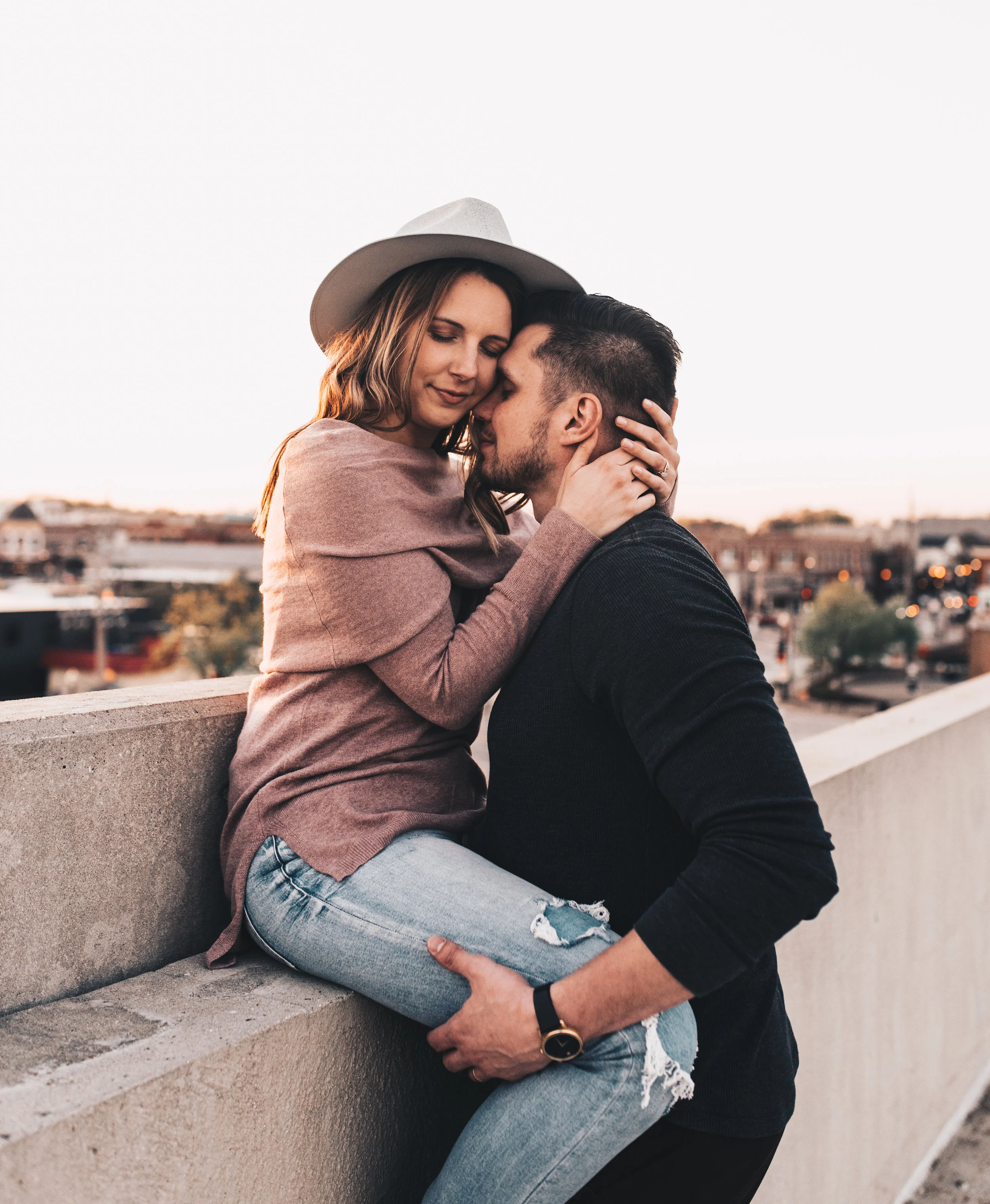 Parking Garage Couples Session, Parking Garage Engagement Session, Longboard Couples Session, Longboard Engagement Session, Skateboard Engagement Session, Skateboard Couples Session