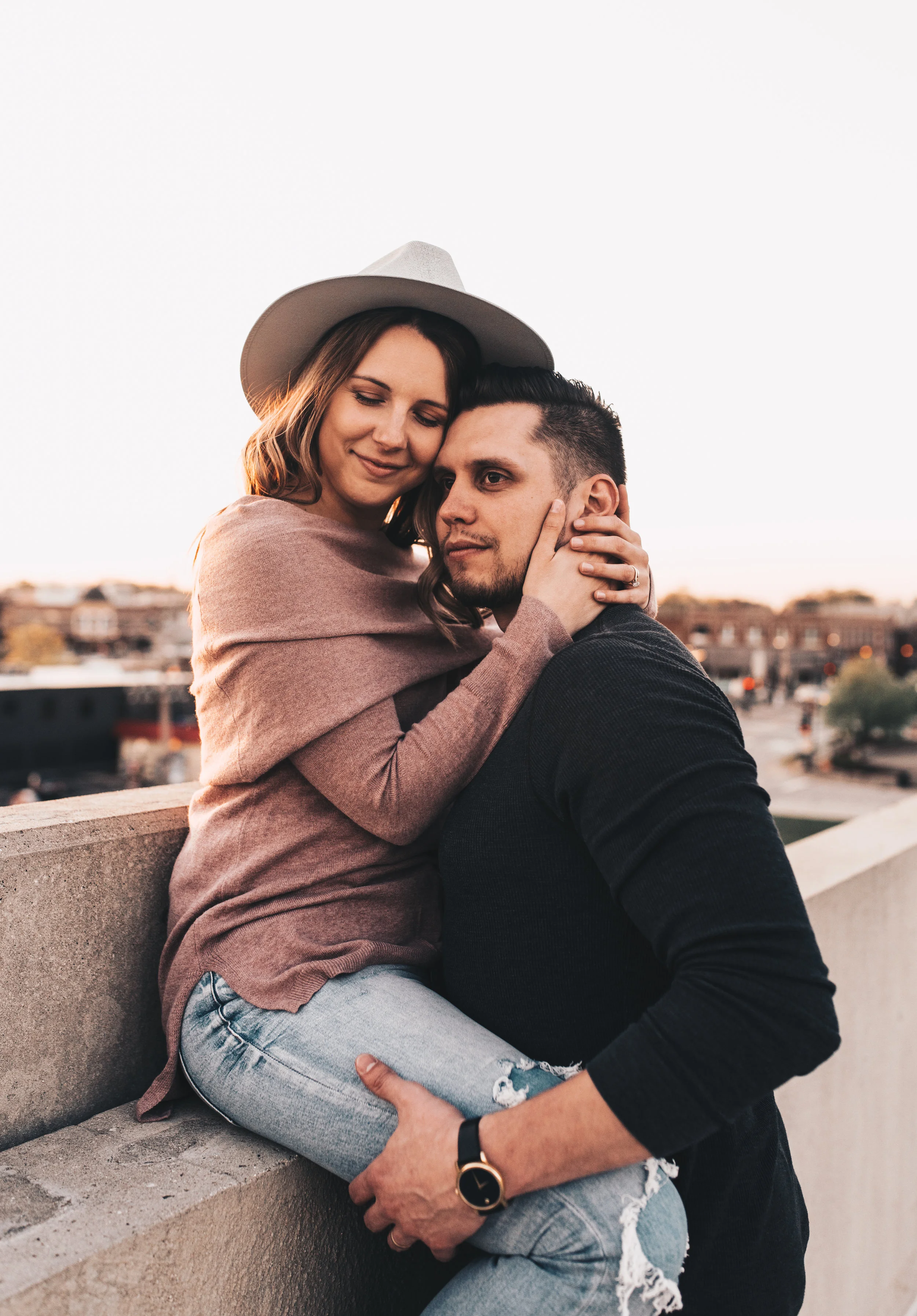Parking Garage Couples Session, Parking Garage Engagement Session, Longboard Couples Session, Longboard Engagement Session, Skateboard Engagement Session, Skateboard Couples Session