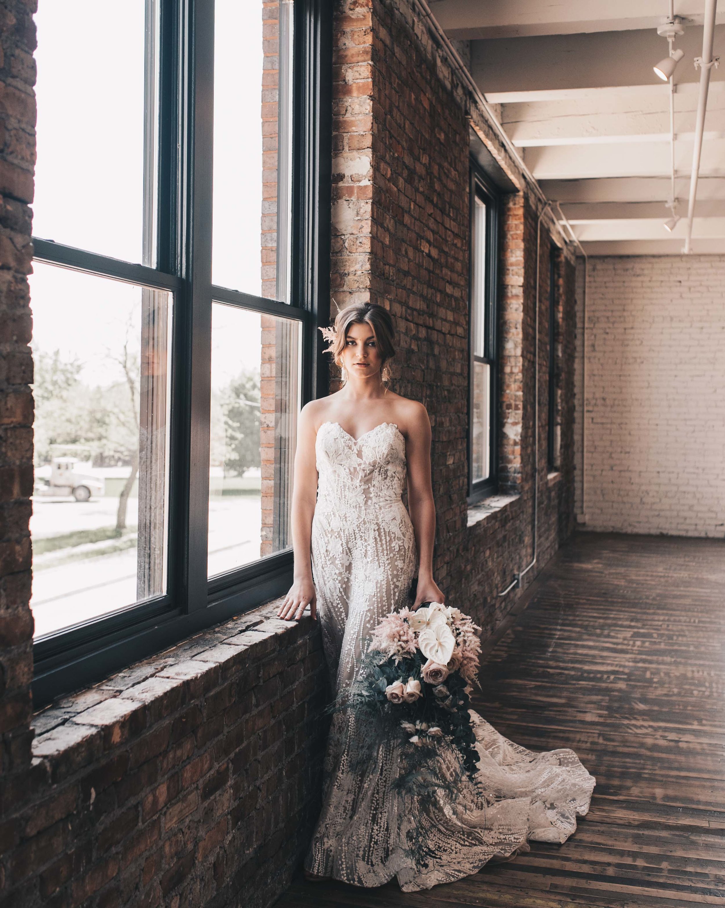 Boho Bride, Industrial Wedding, Company 251 Wedding, Bride Photos, Modern Bride, Midwest Bride, Romantic Rustic Wedding, Wedding Decor, Wedding Dress, Boho Wedding