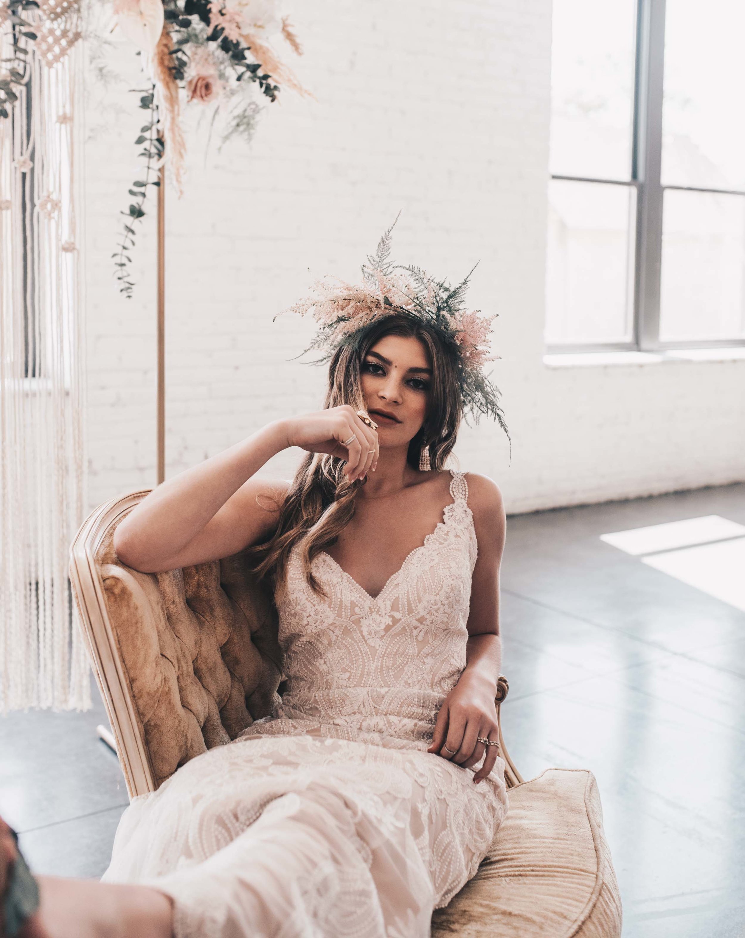 Boho Bride, Industrial Wedding, Company 251 Wedding, Bride Photos, Modern Bride, Midwest Bride, Romantic Rustic Wedding, Wedding Decor, Wedding Dress, Boho Wedding