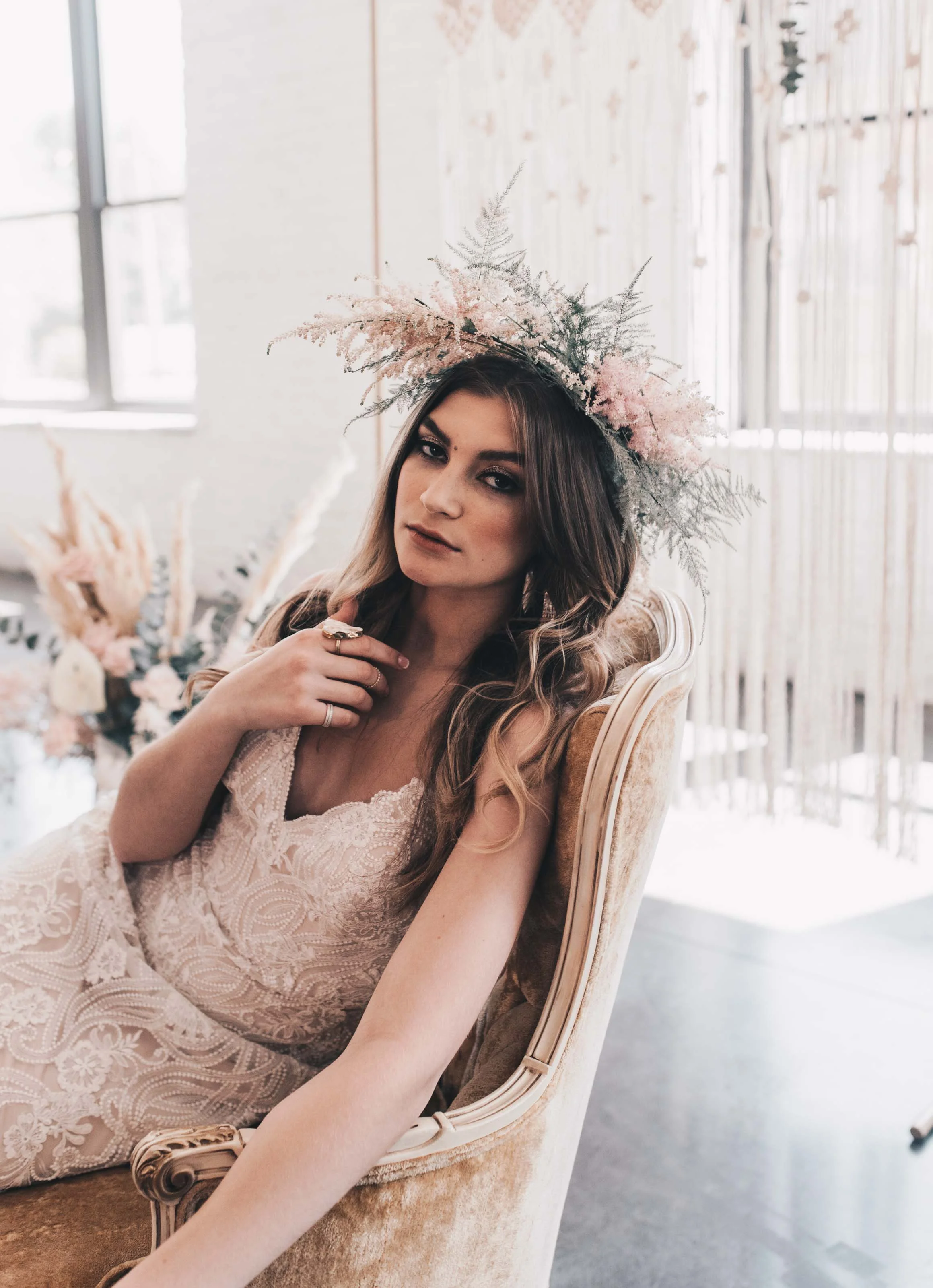 Boho Bride, Industrial Wedding, Company 251 Wedding, Bride Photos, Modern Bride, Midwest Bride, Romantic Rustic Wedding, Wedding Decor, Wedding Dress, Boho Wedding