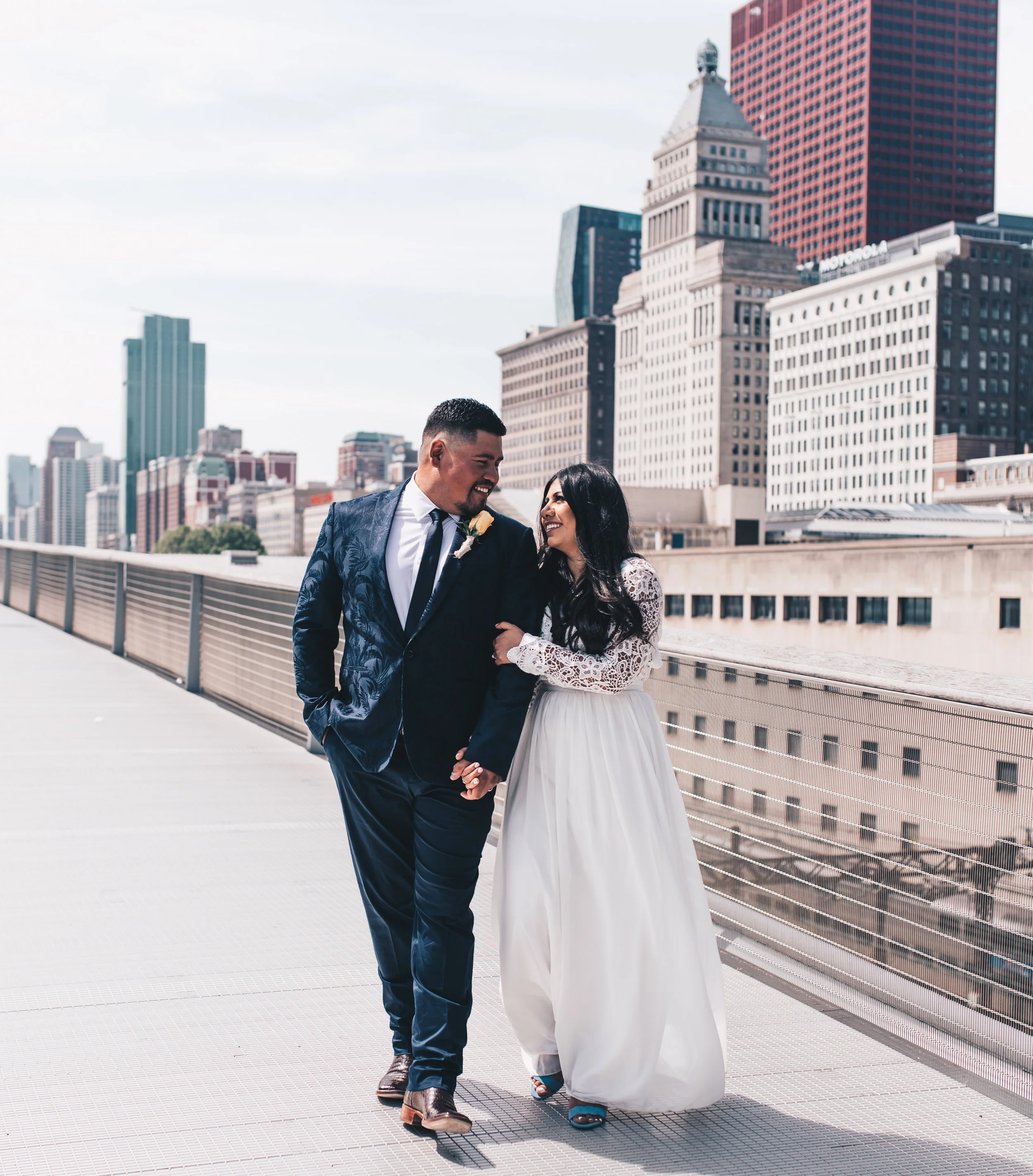 Chicago Elopement, Millennium Park Ceremony, Intimate Elopement, Destination Elopement, Bride and Groom Photos, Adventurous Elopement, Chicago Elopement Photographer
