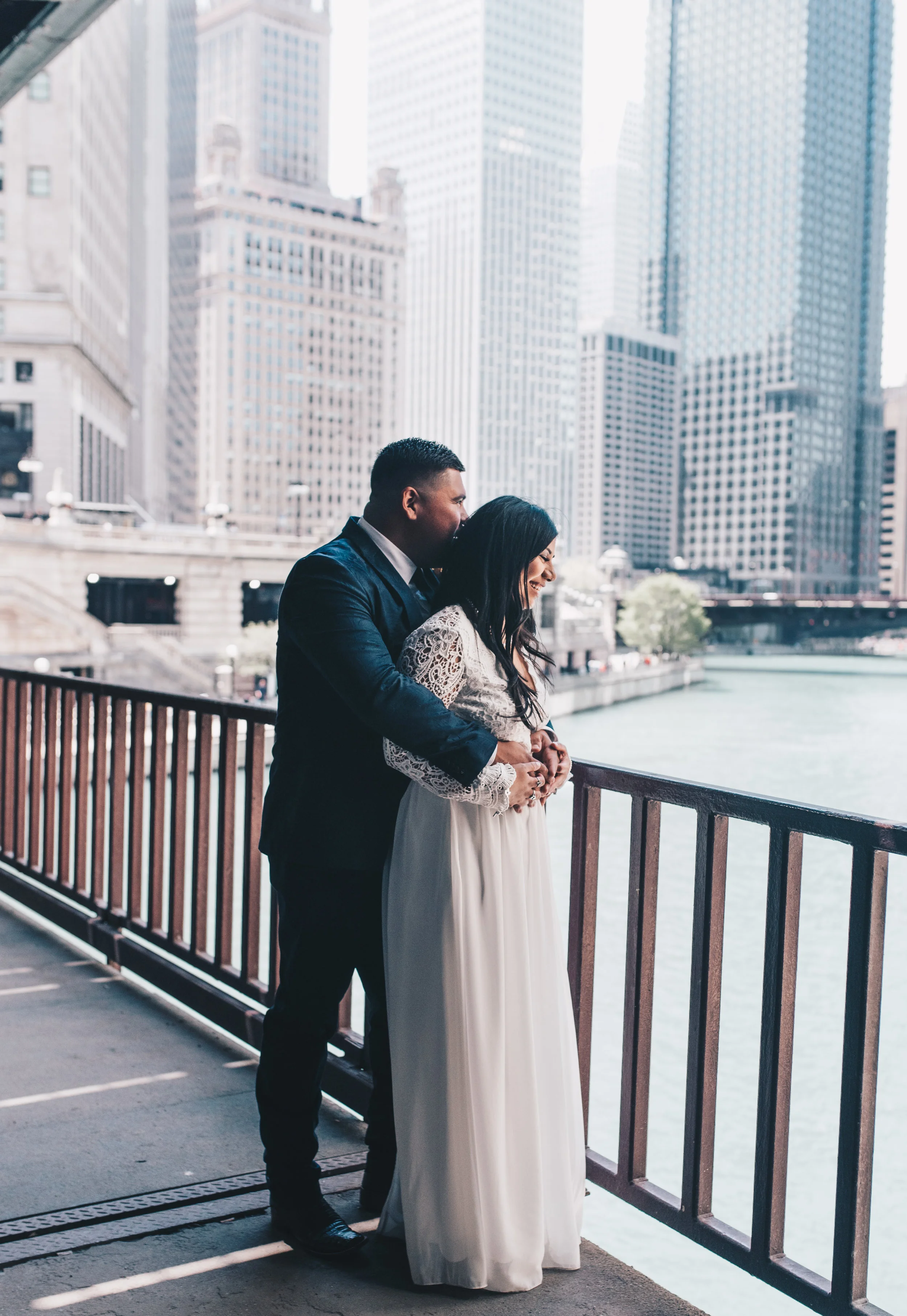 Chicago Elopement, Millennium Park Ceremony, Intimate Elopement, Destination Elopement, Bride and Groom Photos, Adventurous Elopement, Chicago Elopement Photographer
