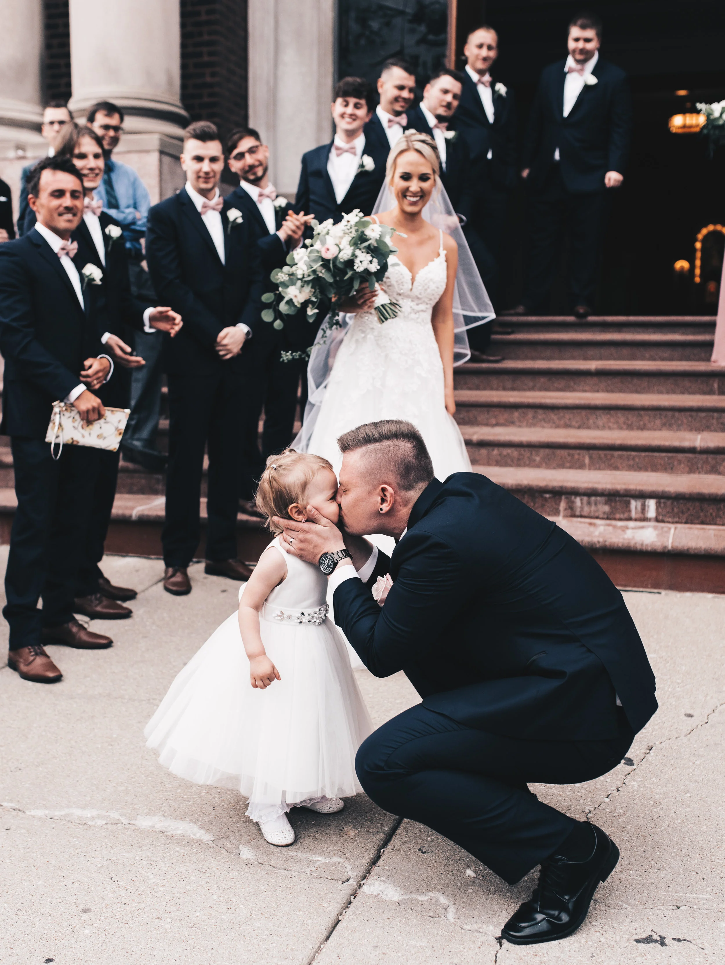 Chicago Wedding Photographer, City Wedding, Bride and Groom Photos, Illinois Wedding, Midwest Wedding, Union Station Wedding Photos
