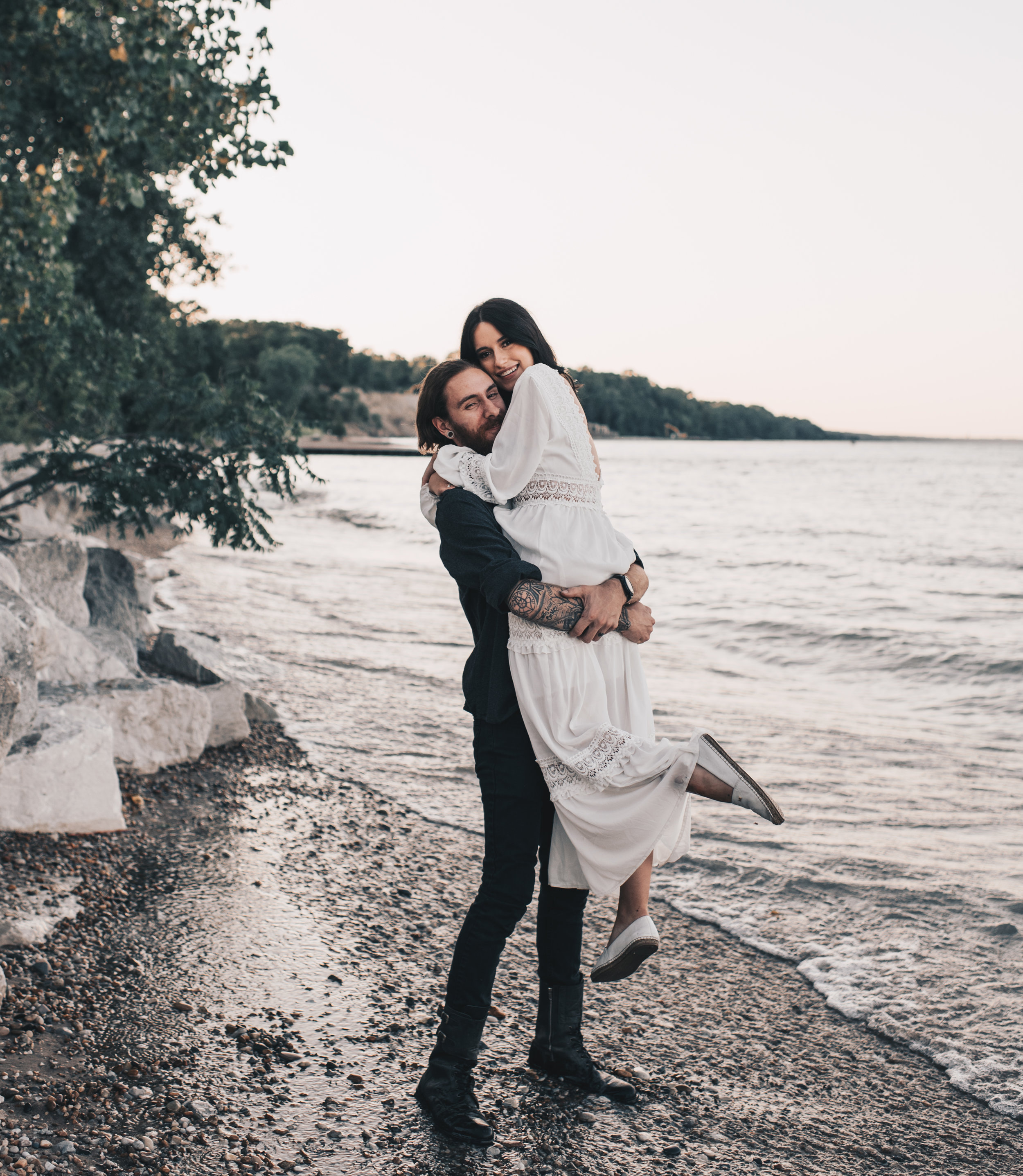 Lake Michigan Beach Session, Lake Michigan Beach Elopement, Summer Beach Elopement, Dreamy Beach Elopement, Illinois Beach Elopement, Indiana Dunes Elopement, Warren Dunes Elopement