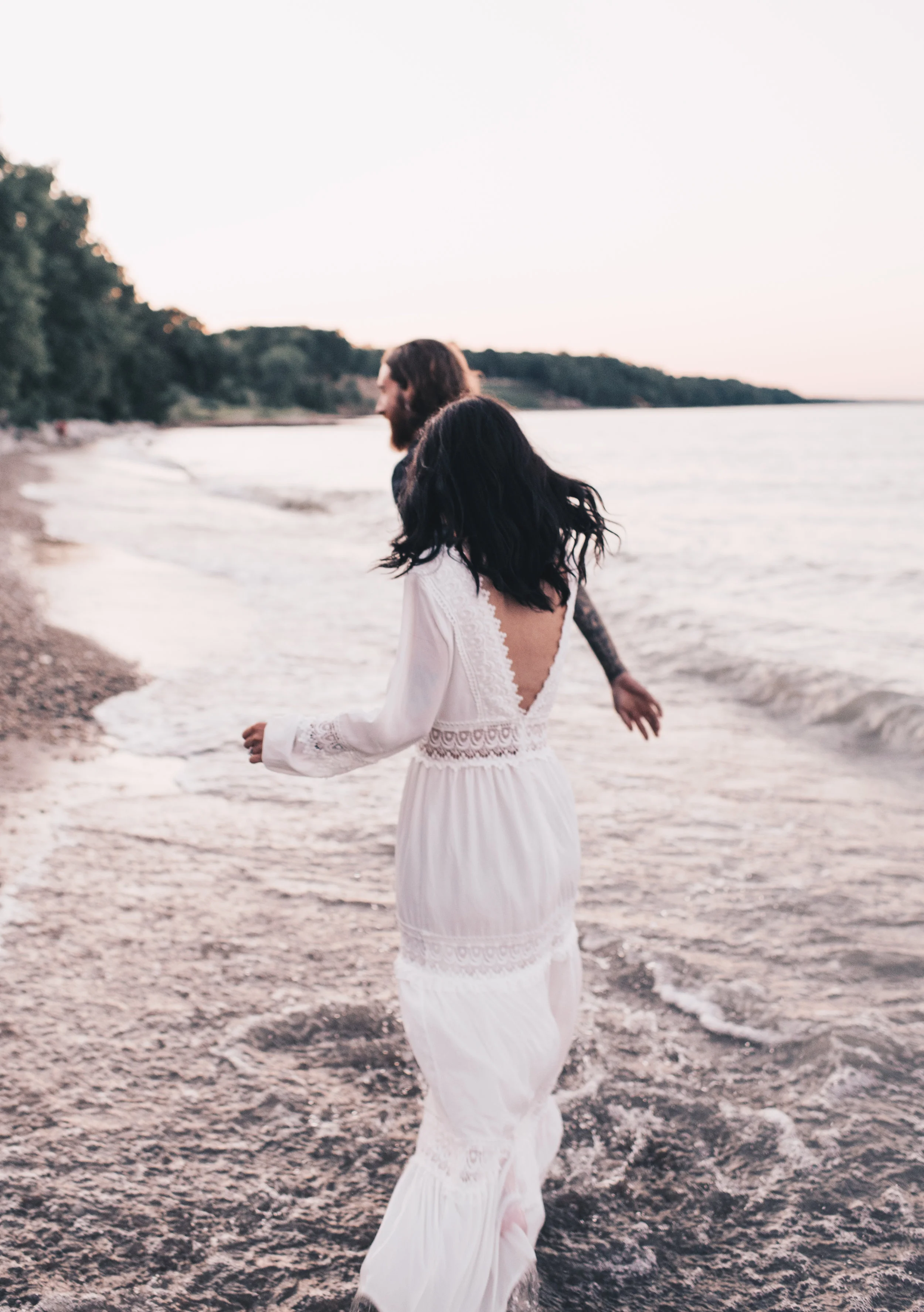 Lake Michigan Beach Session, Lake Michigan Beach Elopement, Summer Beach Elopement, Dreamy Beach Elopement, Illinois Beach Elopement, Indiana Dunes Elopement, Warren Dunes Elopement