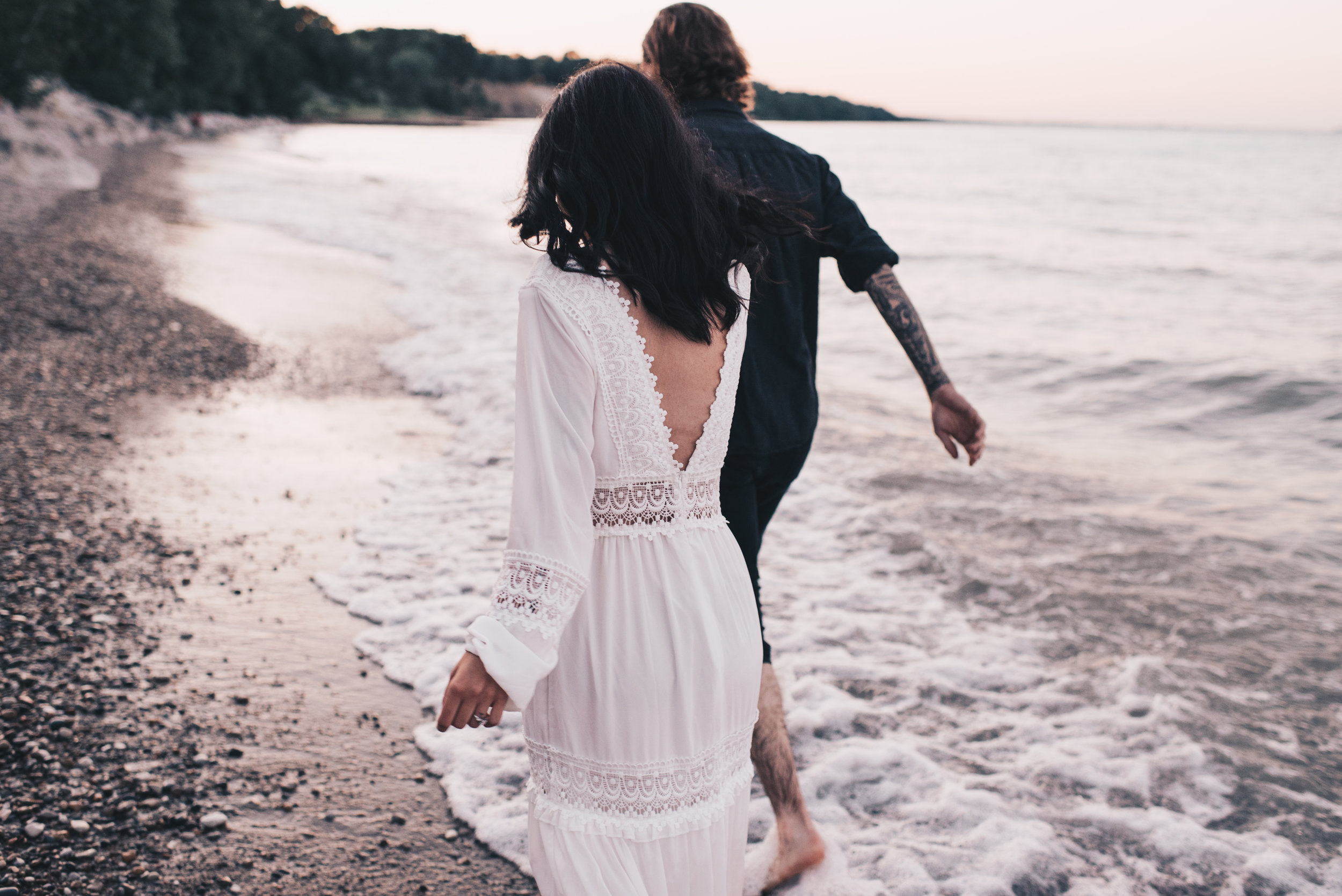 Lake Michigan Beach Session, Lake Michigan Beach Elopement, Summer Beach Elopement, Dreamy Beach Elopement, Illinois Beach Elopement, Indiana Dunes Elopement, Warren Dunes Elopement