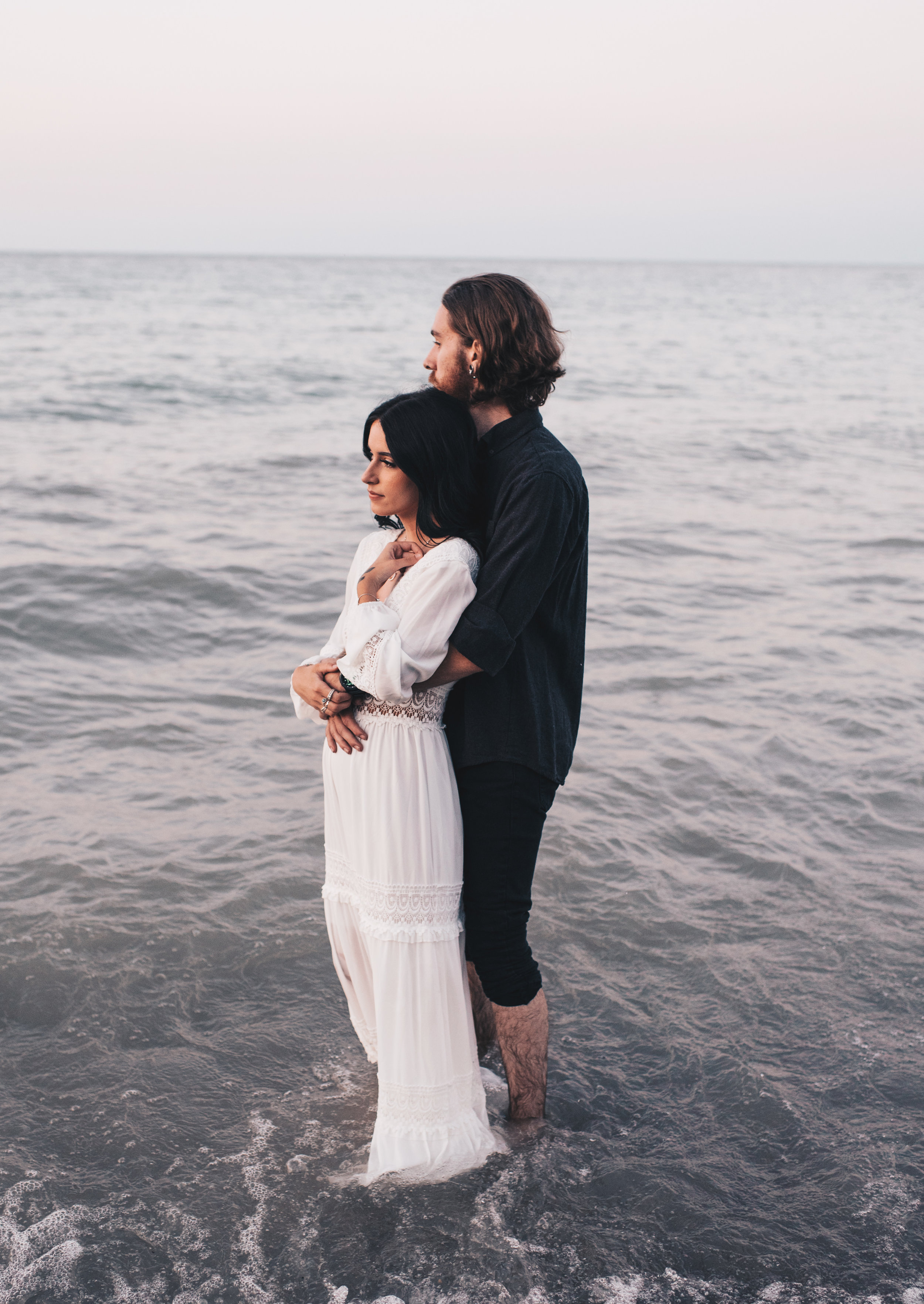 Lake Michigan Beach Session, Lake Michigan Beach Elopement, Summer Beach Elopement, Dreamy Beach Elopement, Illinois Beach Elopement, Indiana Dunes Elopement, Warren Dunes Elopement