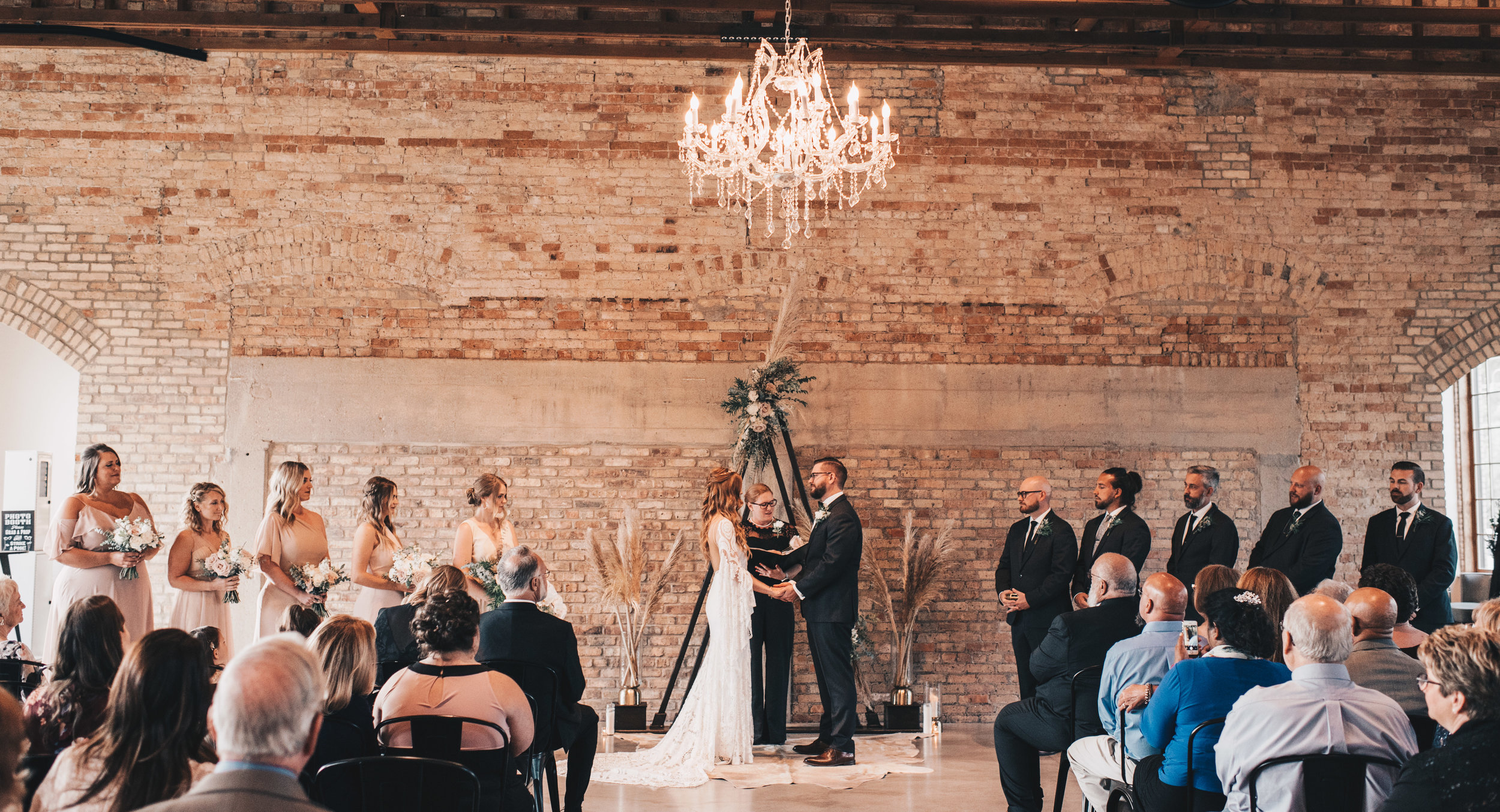 Modern Chic Wedding At The Brix on the Fox // Carpentersville, Illinois // Steve &amp; Amanda
