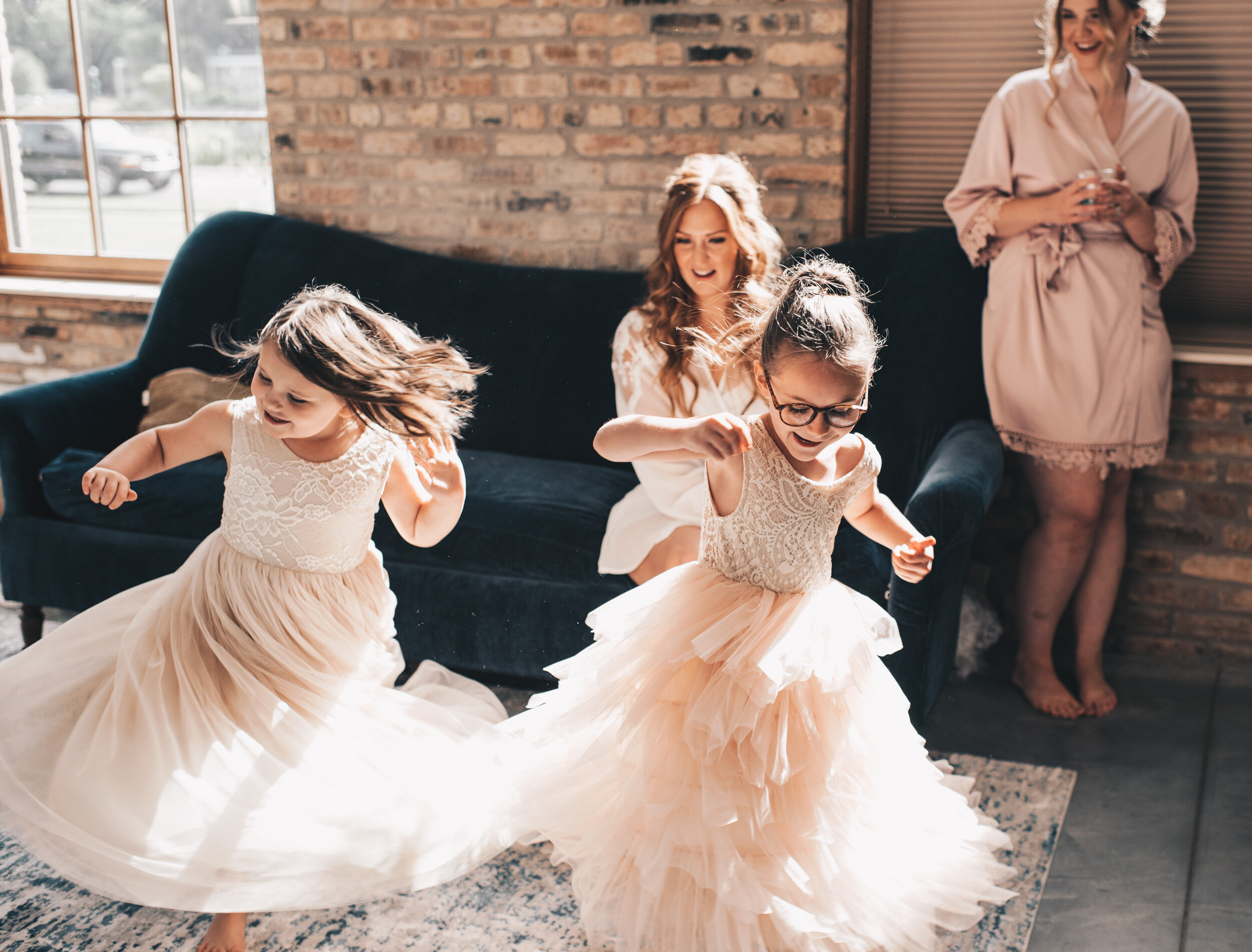 Modern Industrial Wedding, The Brix on the Fox, The BRIX, Wedding Detail Photos, Modern Midwest Wedding, The Brix on the Fox Wedding, The BRIX Wedding, Bride Getting Ready Photos, Flower Girl Photos