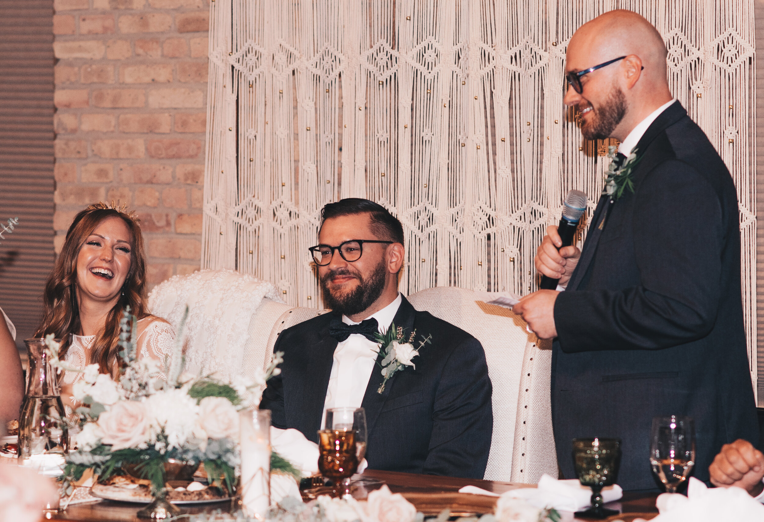 Modern Industrial Wedding, The Brix on the Fox, The BRIX, Chicago Industrial Wedding, Modern Midwest Wedding, The Brix on the Fox Wedding, The BRIX Wedding, Wedding Speeches Photos