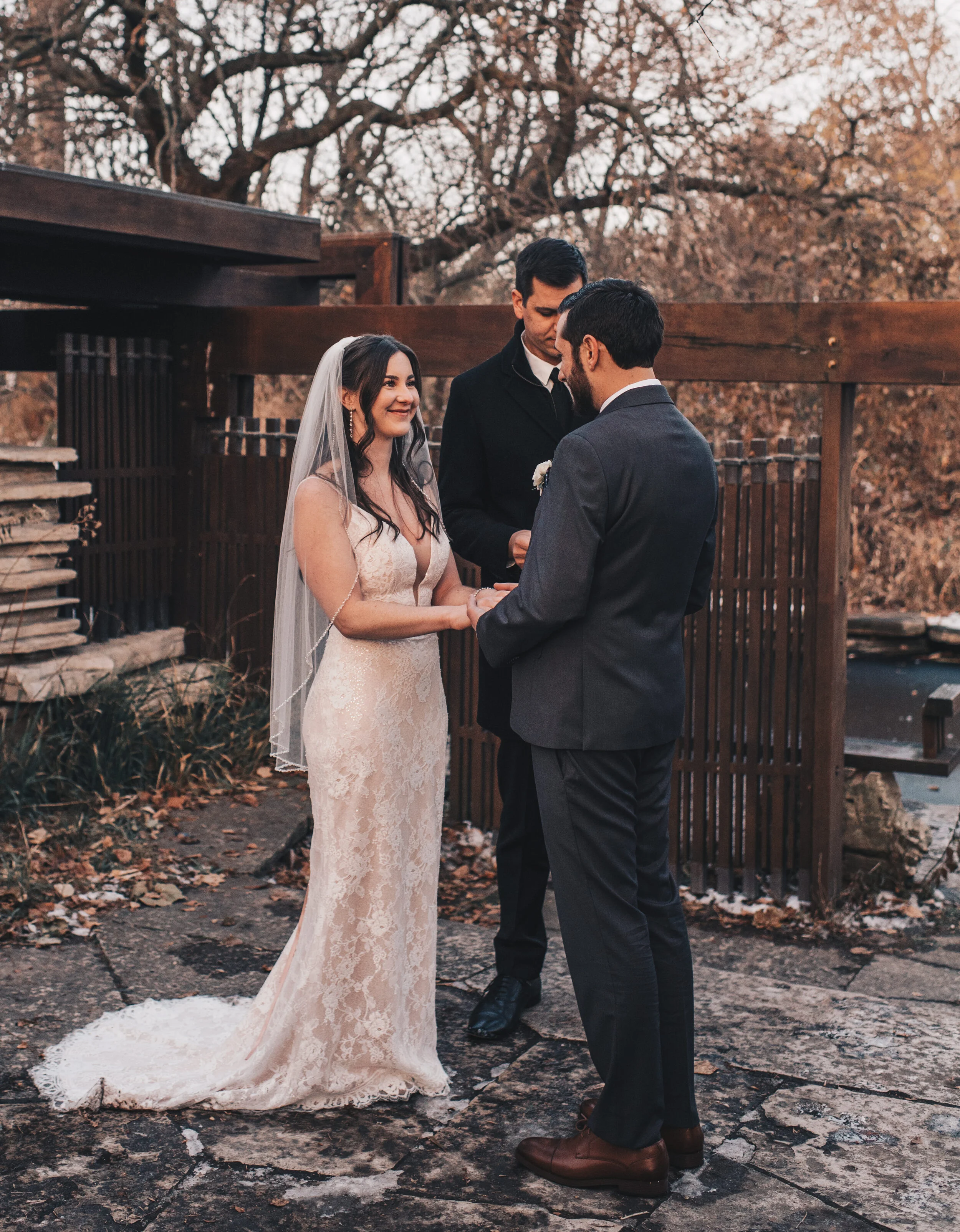 Alfred Caldwell Lily Pool Intimate Ceremony // Downtown Chicago // Mark Alfred Caldwell Lily Pool Intimate Ceremony // Downtown Chicago // Mark
