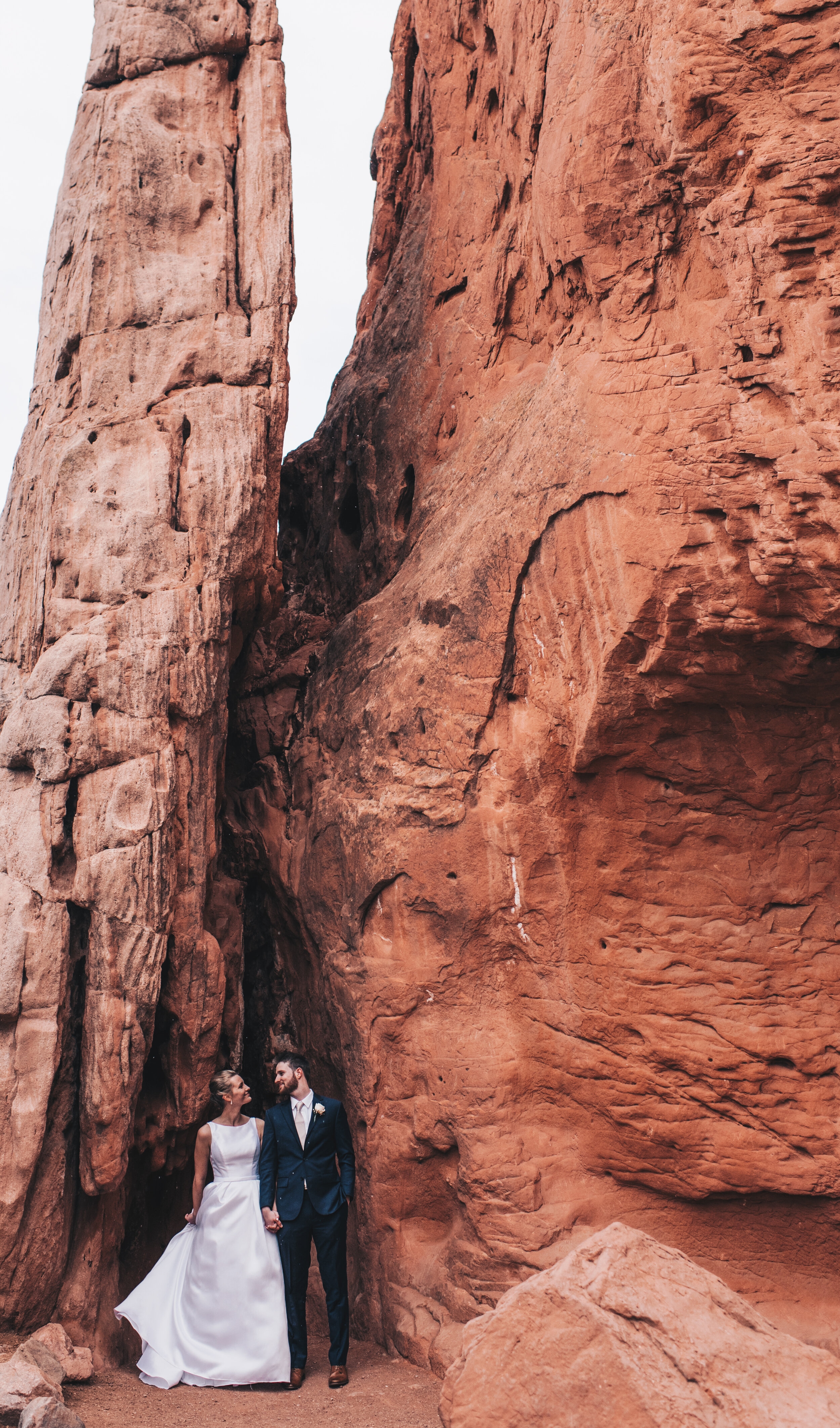 Garden of the Gods Wedding Bridals // Colorado Springs, CO // Mark &amp; Kari