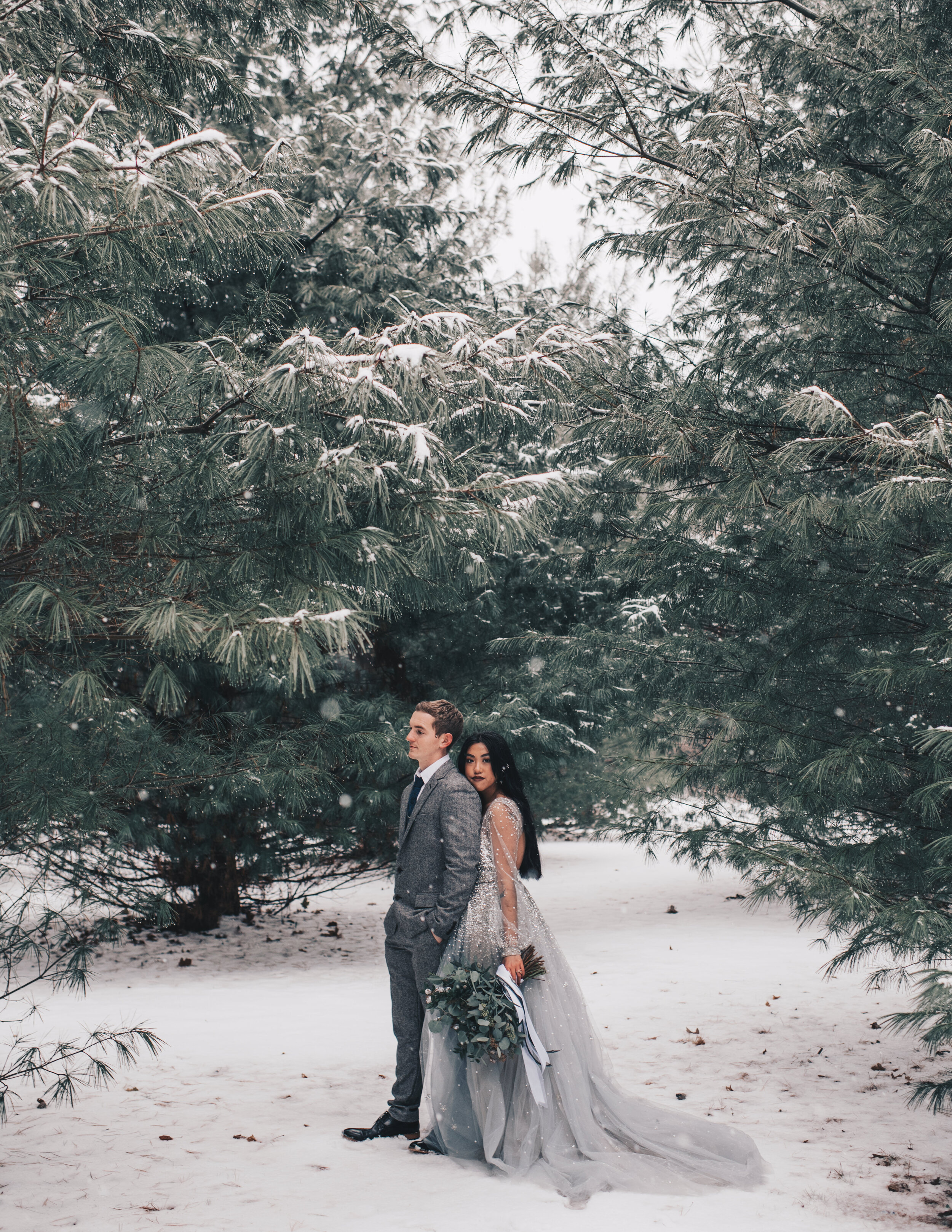 Winter Bridals, Winter Wedding, Bride and Groom Winter Wedding Photos, Adventure Winter Wedding, Winter Wedding Photos, Adventure Winter Elopement, Winter Elopement, Dreamy Winter Wedding