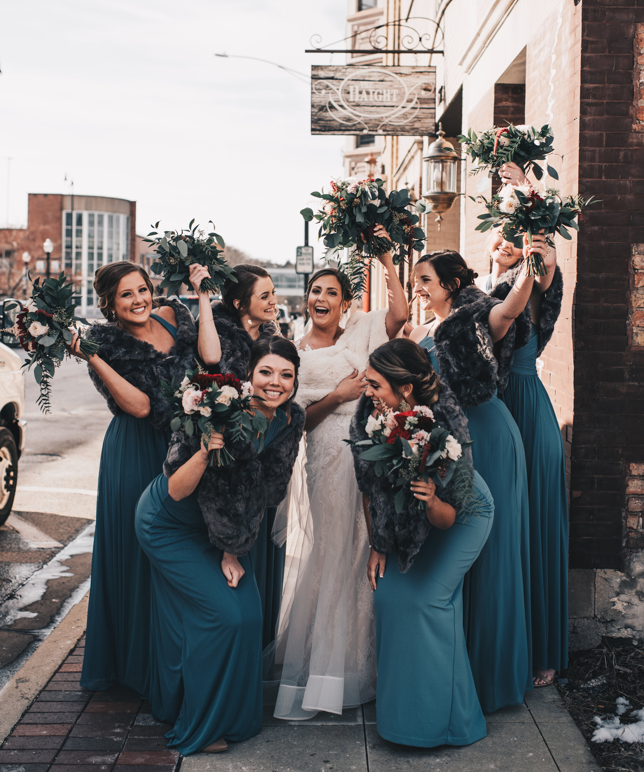 The Haight, Wedding Bride &amp; Bridesmaids Photos