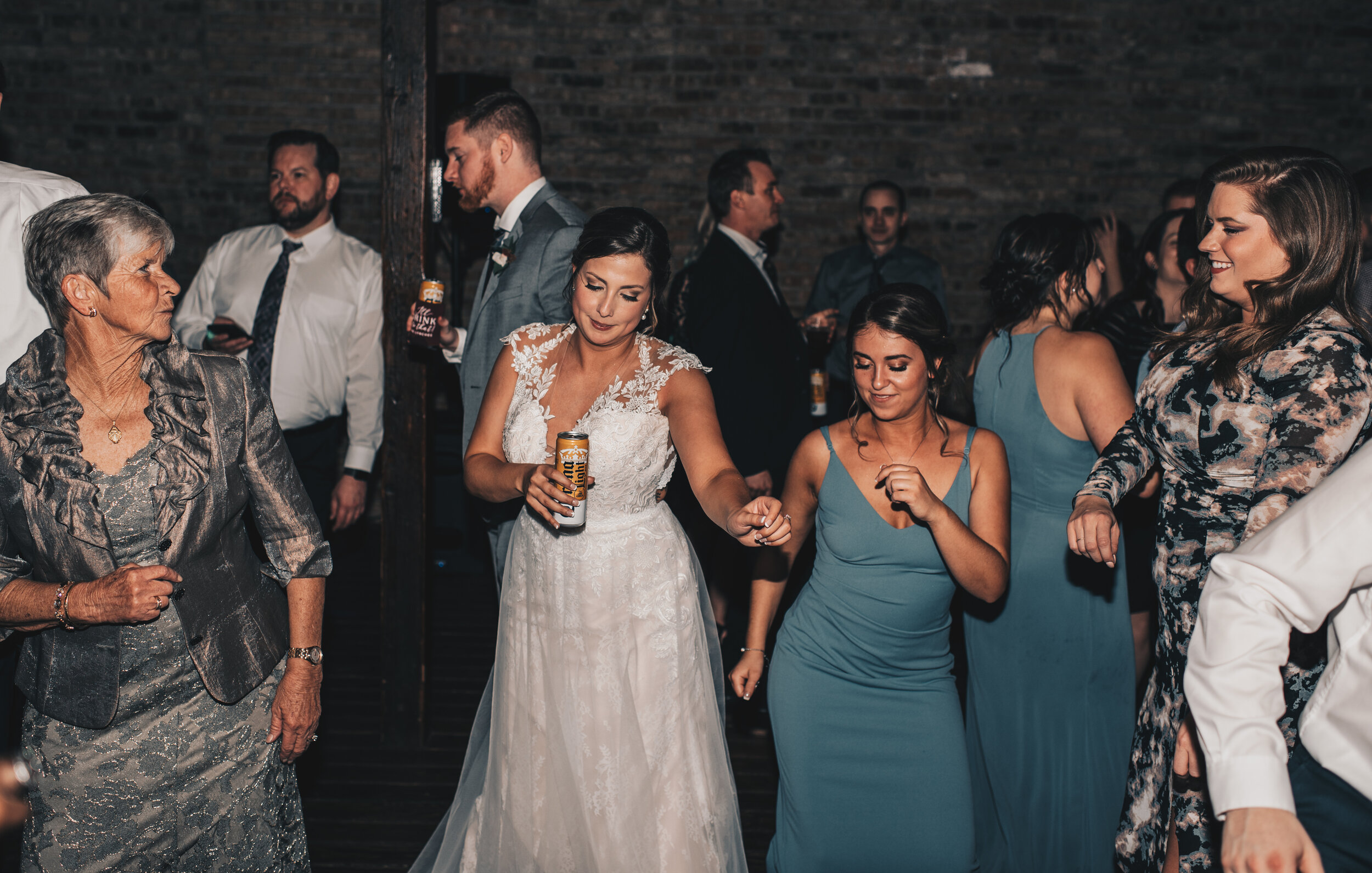 The Haight, The Haight Wedding, Wedding Reception Photos, Indoor Modern Reception Wedding 