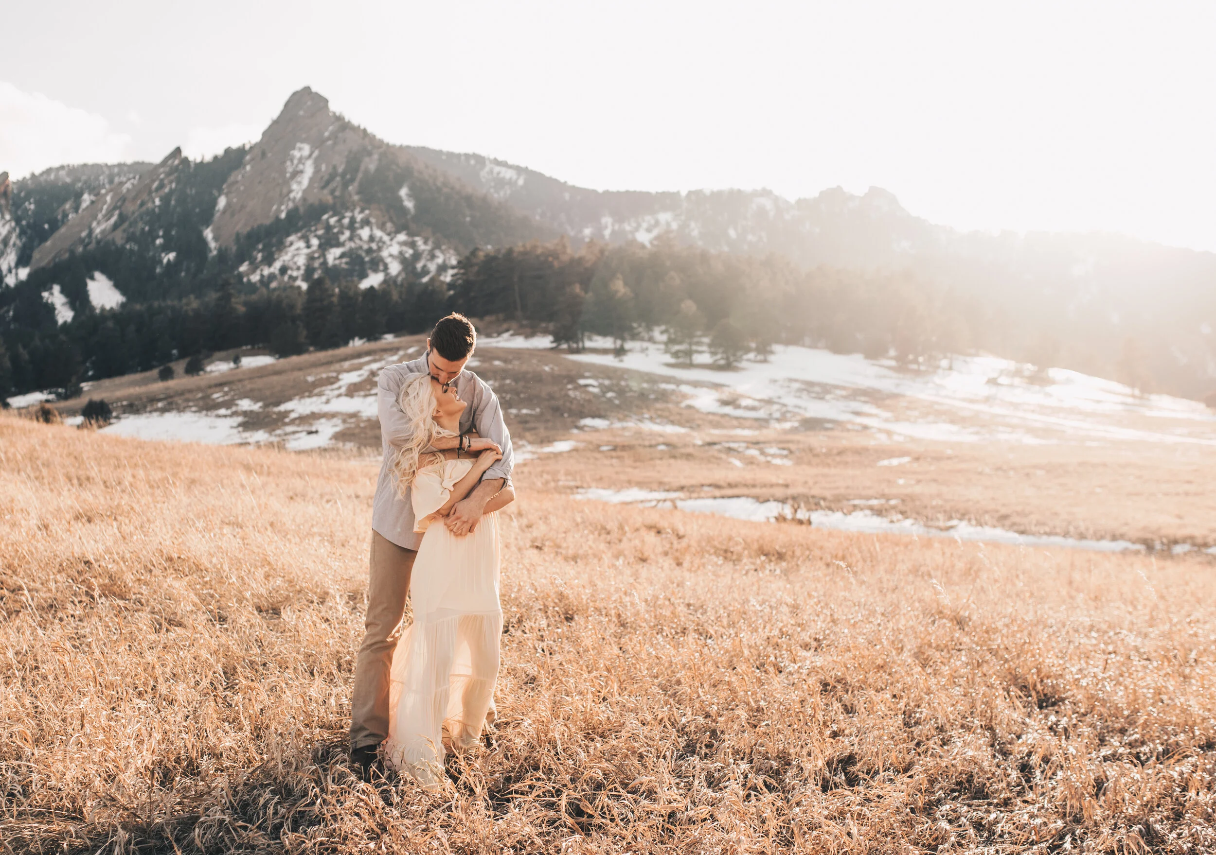 Taylor &amp; Brennan // Adventurous Couples Session in the Mountains // Chautauqua Park (Boulder, CO)