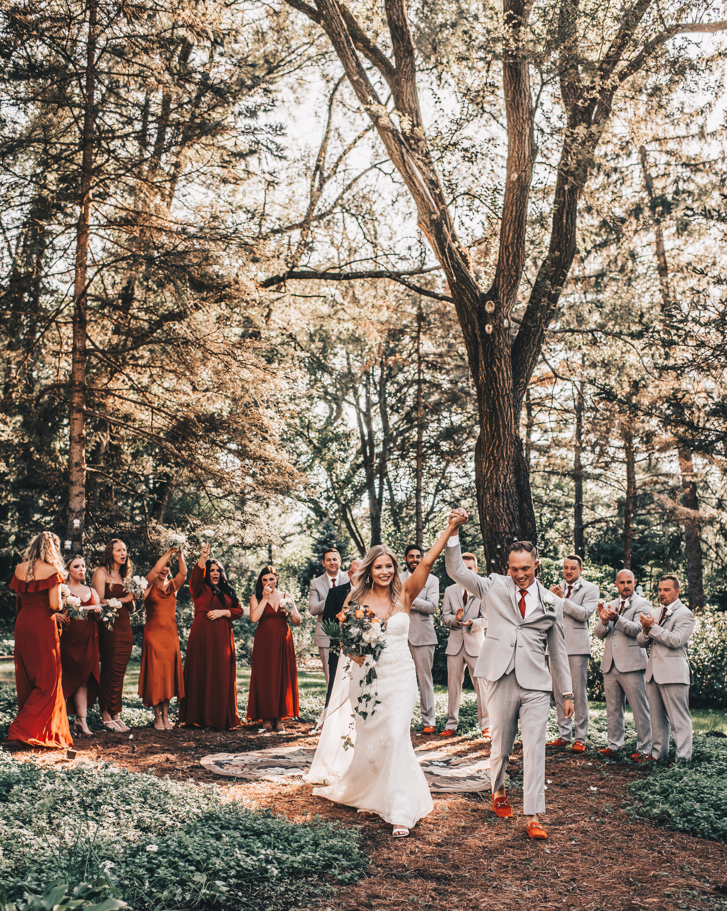 Midwest Backyard Wedding, Intimate Wedding, Outdoor Wedding, Illinois Backyard Wedding, Illinois Intimate Wedding Ceremony