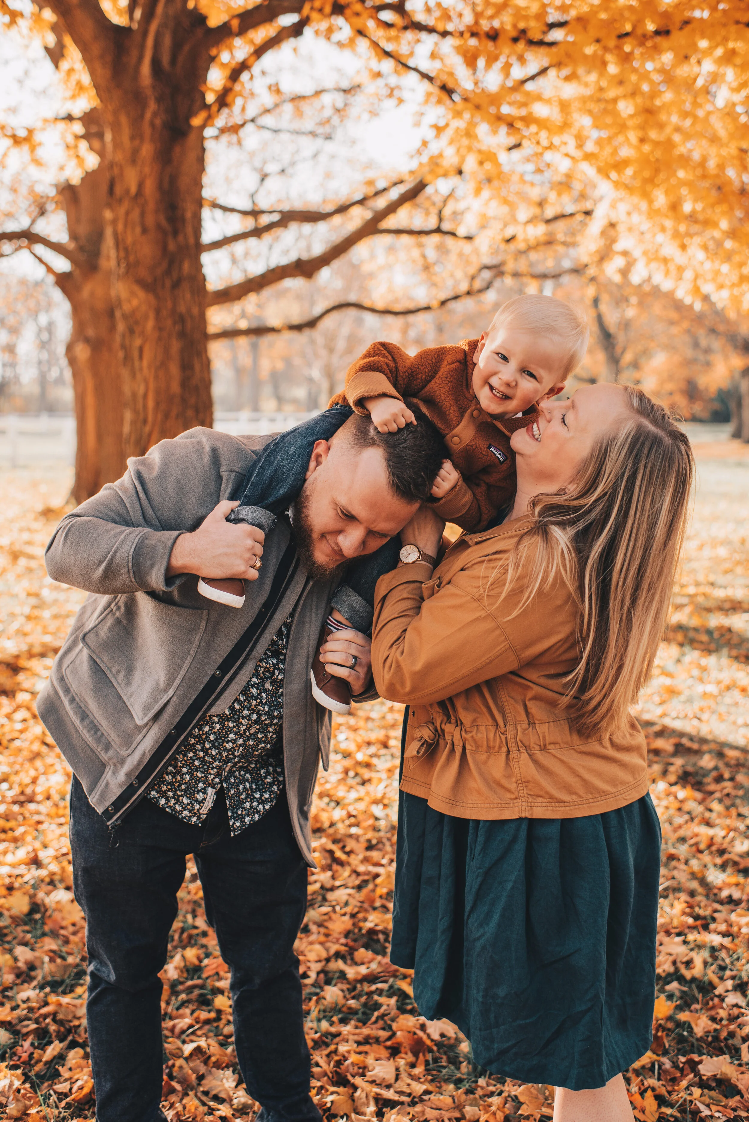 Midwest Fall Family Photos // Oak Brook Illinois Family Photographer