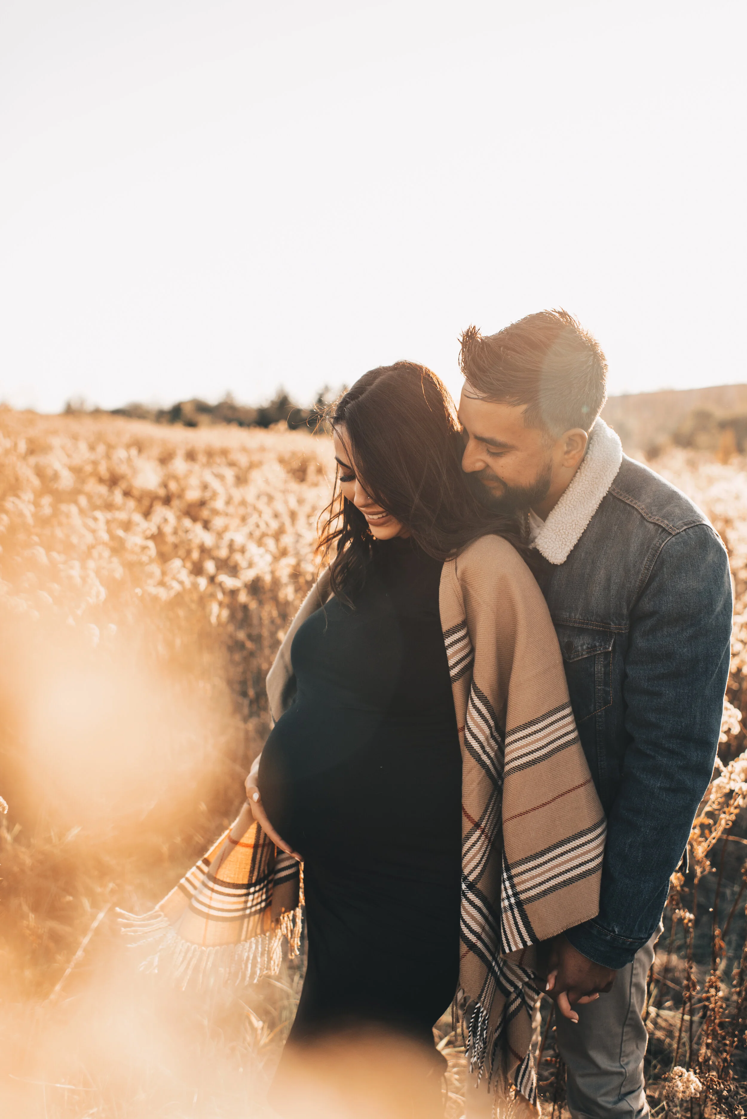Fall Sunset Maternity Photos // Wheaton Maternity Photographer